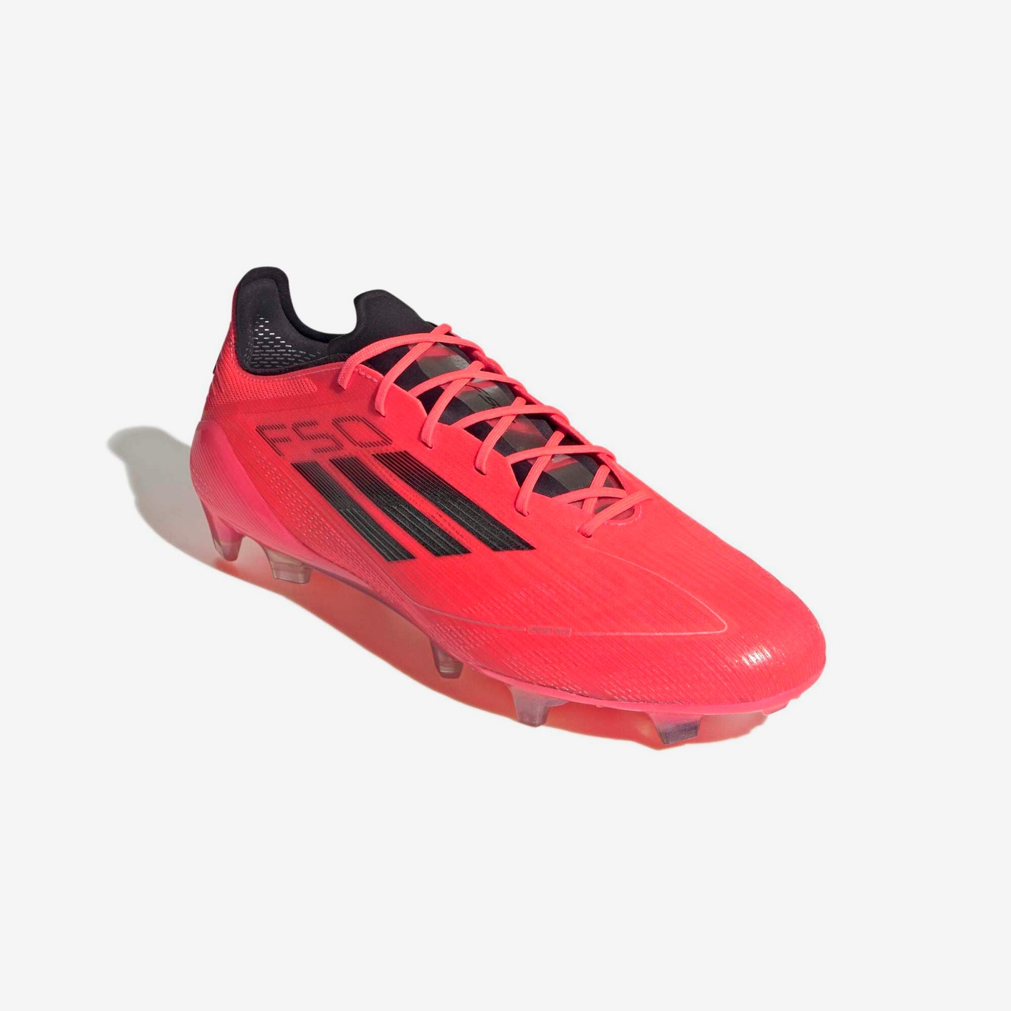 adidas F50 Elite Firm-Ground Low-Top Soccer Cleats - Turbo / Aurora Black / Platinum Metallic