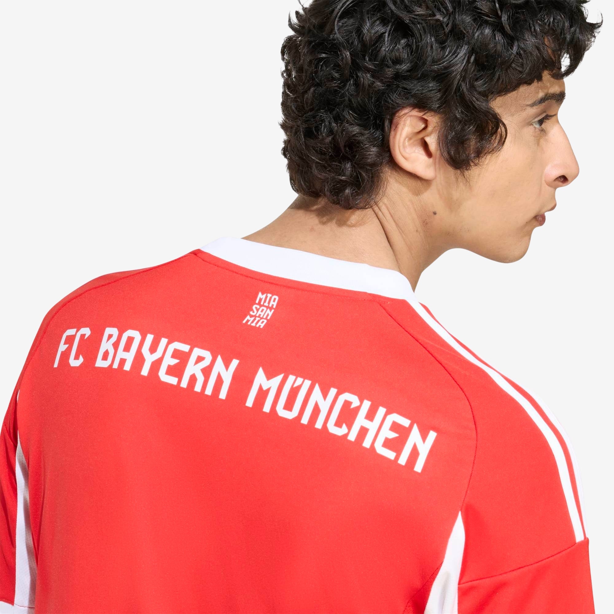 adidas FC Bayern 2025/26 Stadium Home Men's Soccer Jersey - Red