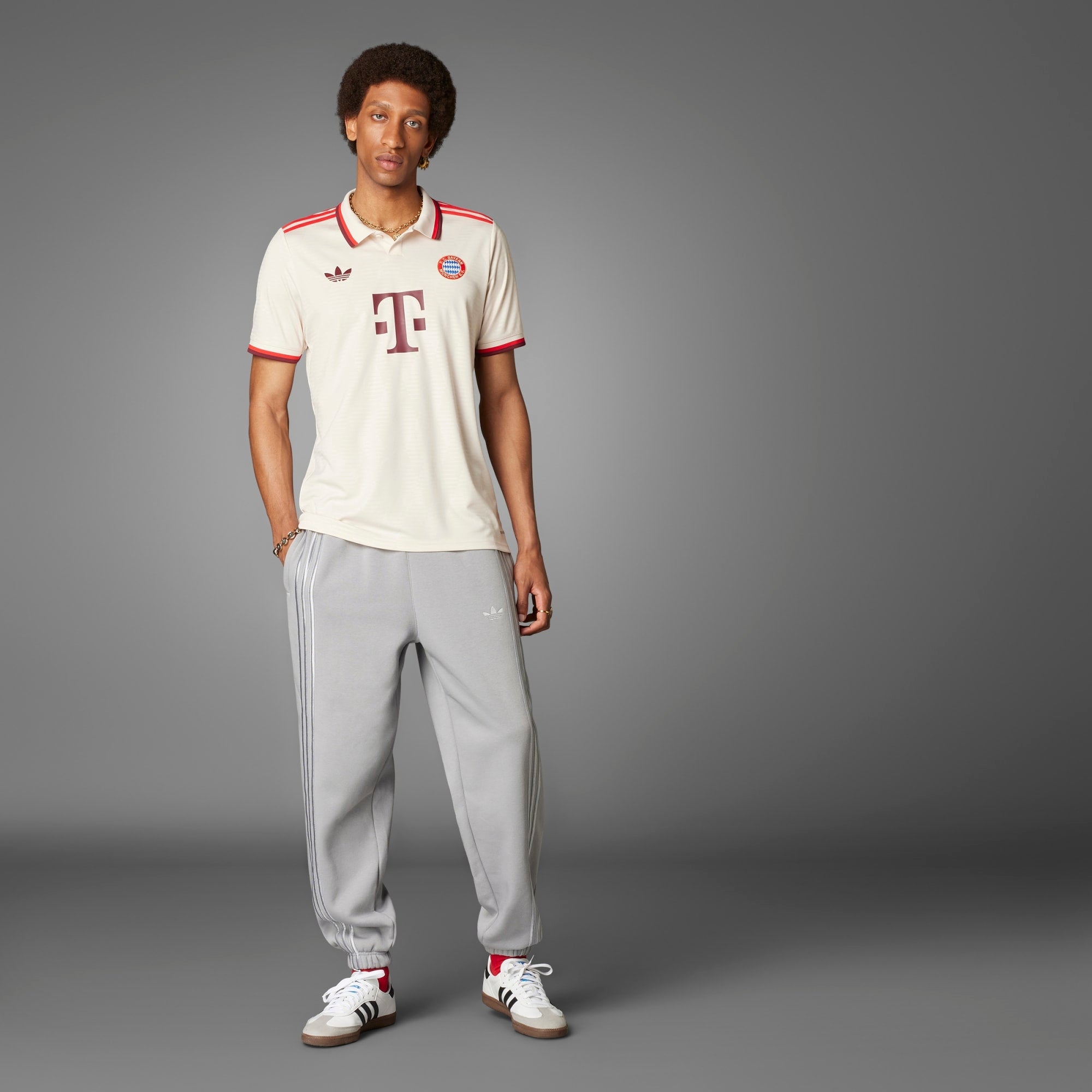 adidas FC Bayern 2024/25 Stadium Third Men's AEROREADY Soccer Replica Jersey - Linen