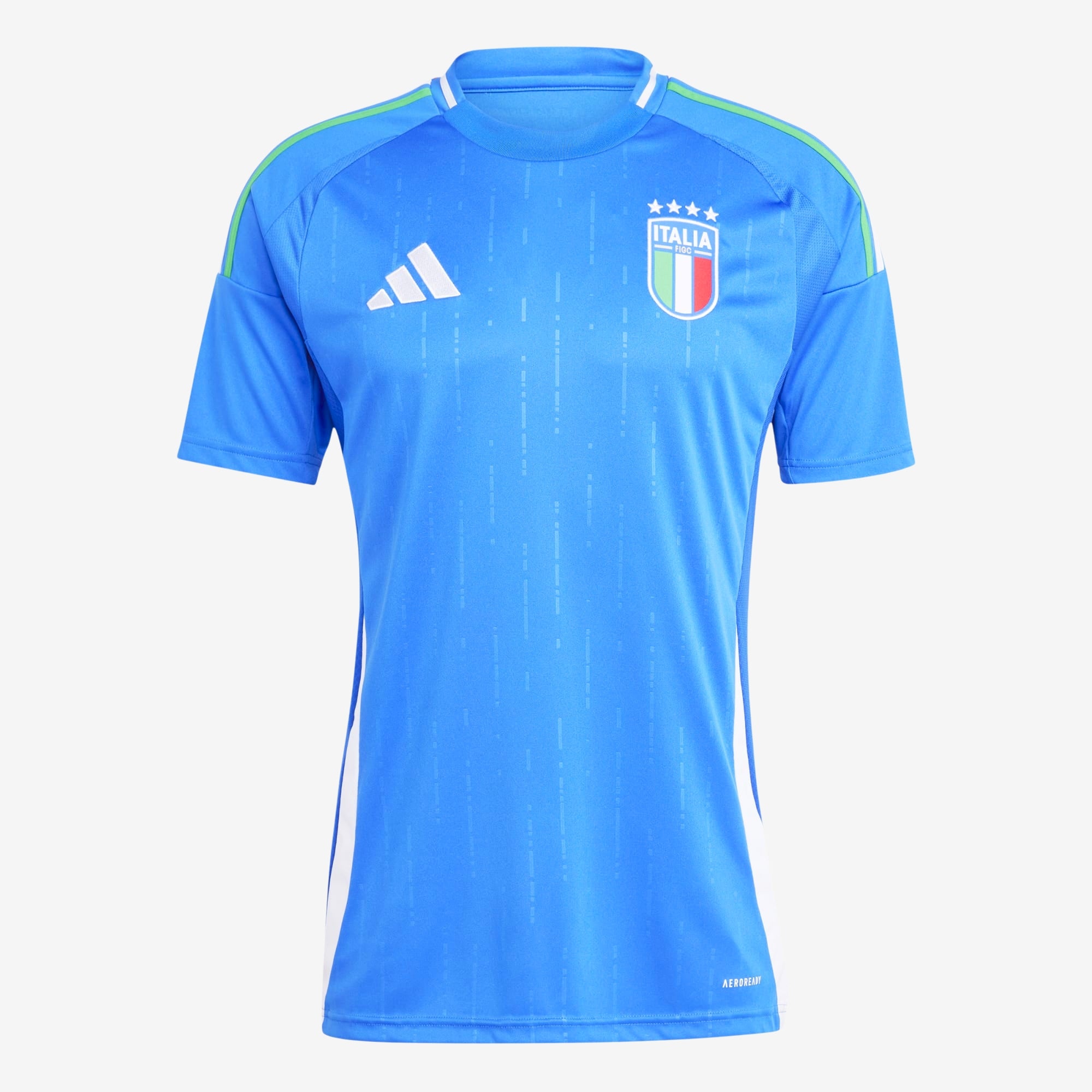 adidas Italy 2024 Stadium Home Men's AEROREADY Soccer Replica Jersey - Blue