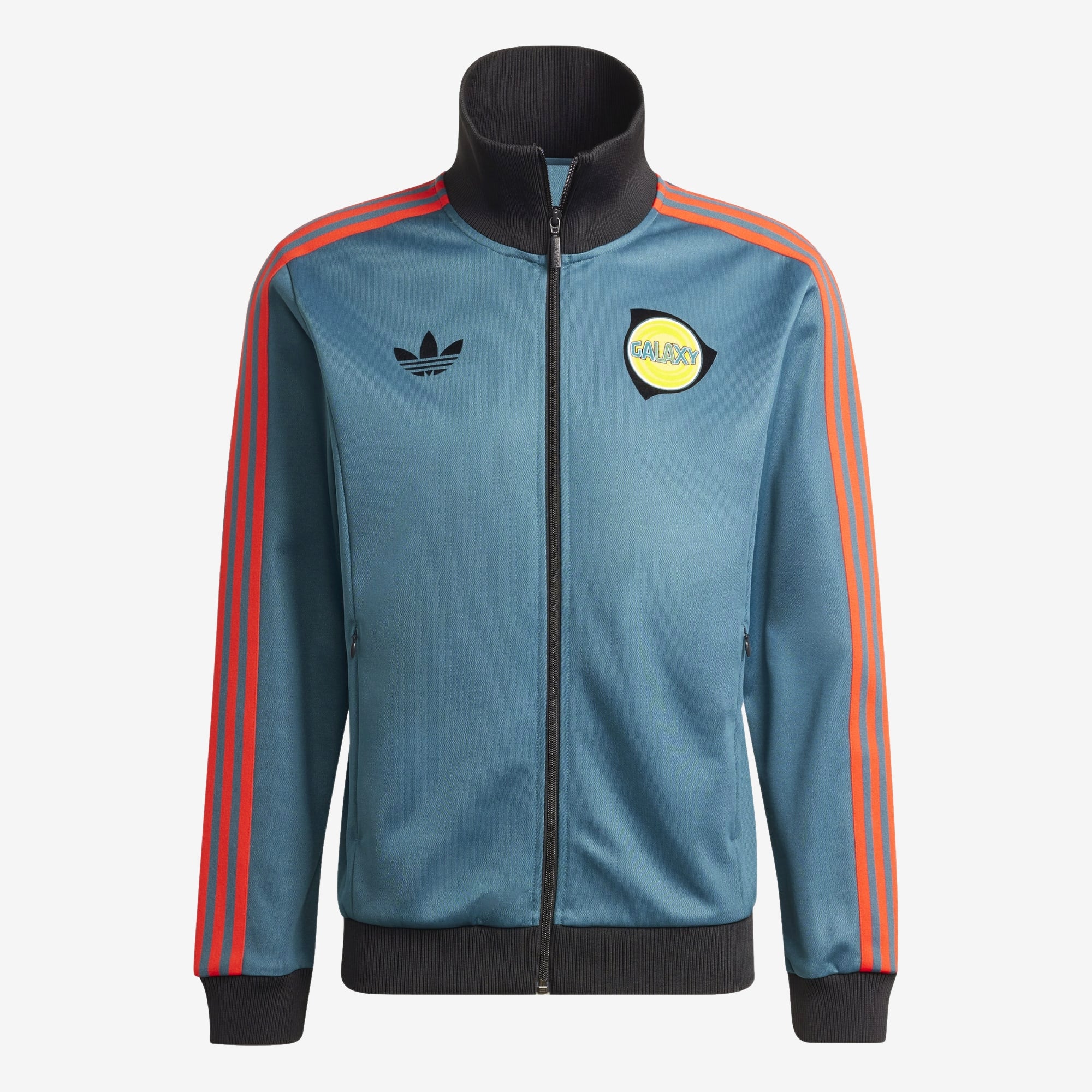 adidas LA Galaxy 2024 Beckenbauer Top Men's Full-Zip Soccer Track Jacket - Viridian / Black
