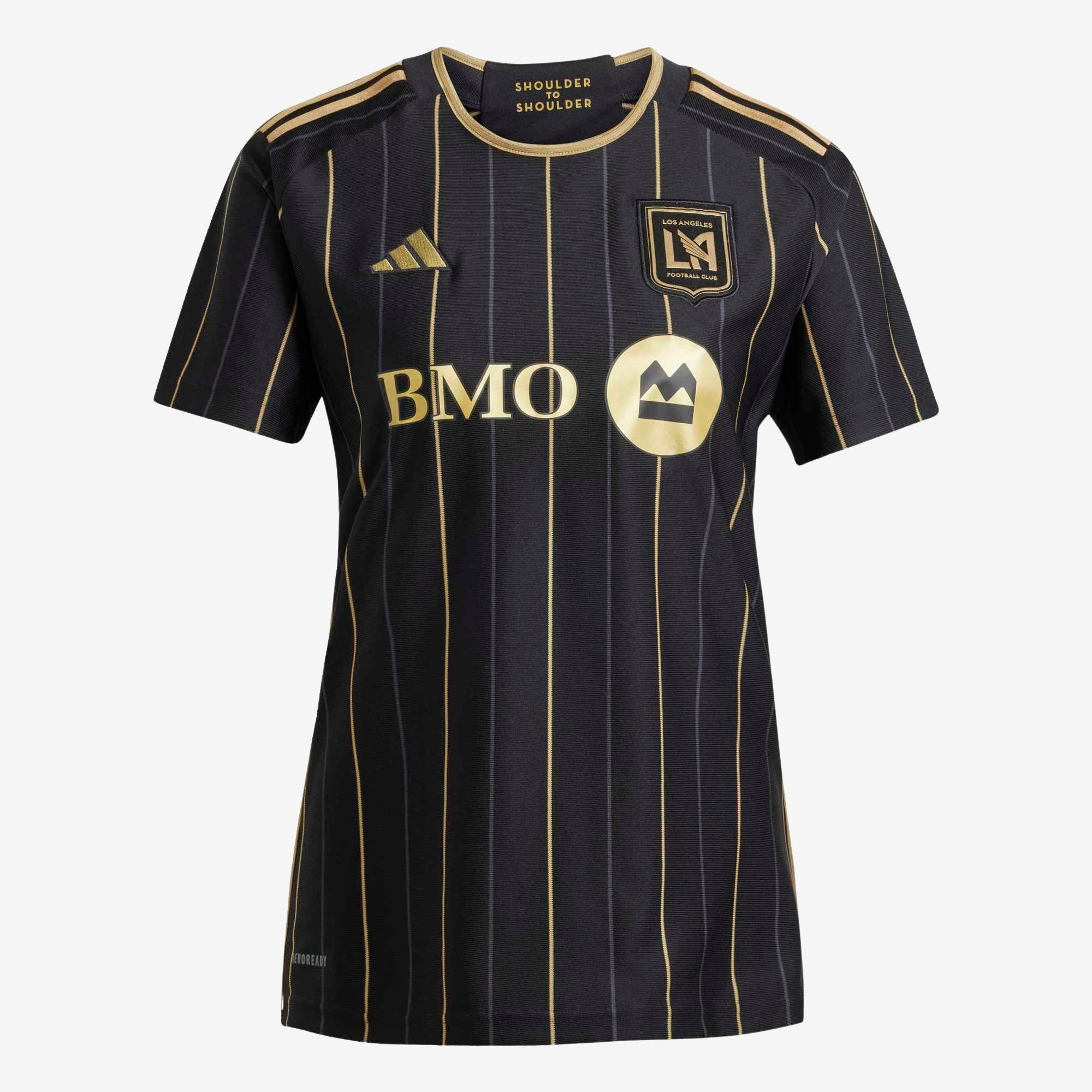 adidas Los Angeles FC 2024/25 Stadium Home Women's AEROREADY Soccer Replica Jersey - Black