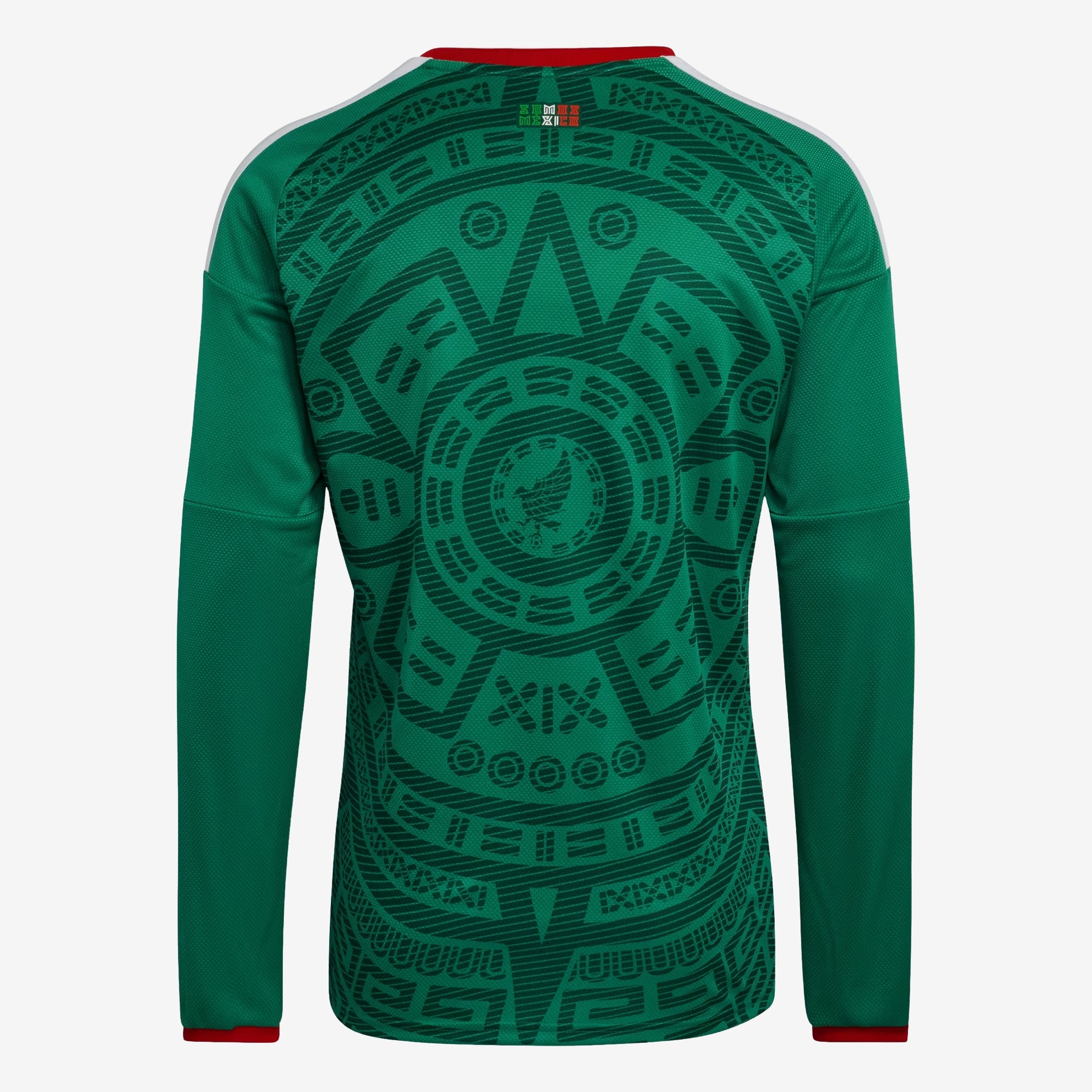adidas Mexico 2026 Stadium Home Men's Soccer Replica Long-Sleeve Jersey - Bold Green