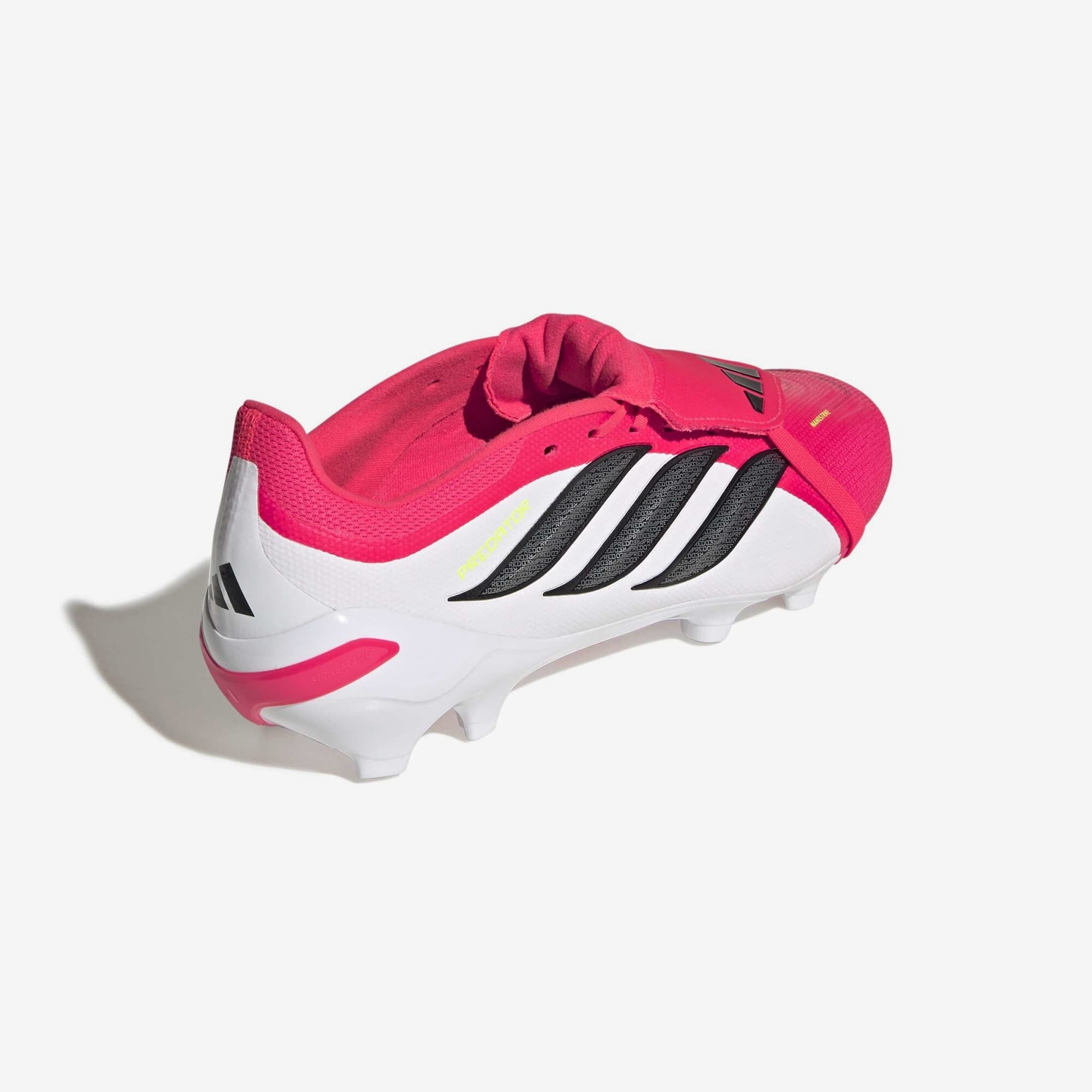 adidas Predator League Fold-Over Tongue Firm/Multi-Ground Low-Top Soccer Cleats - Lucid Red / Core Black / Cloud White