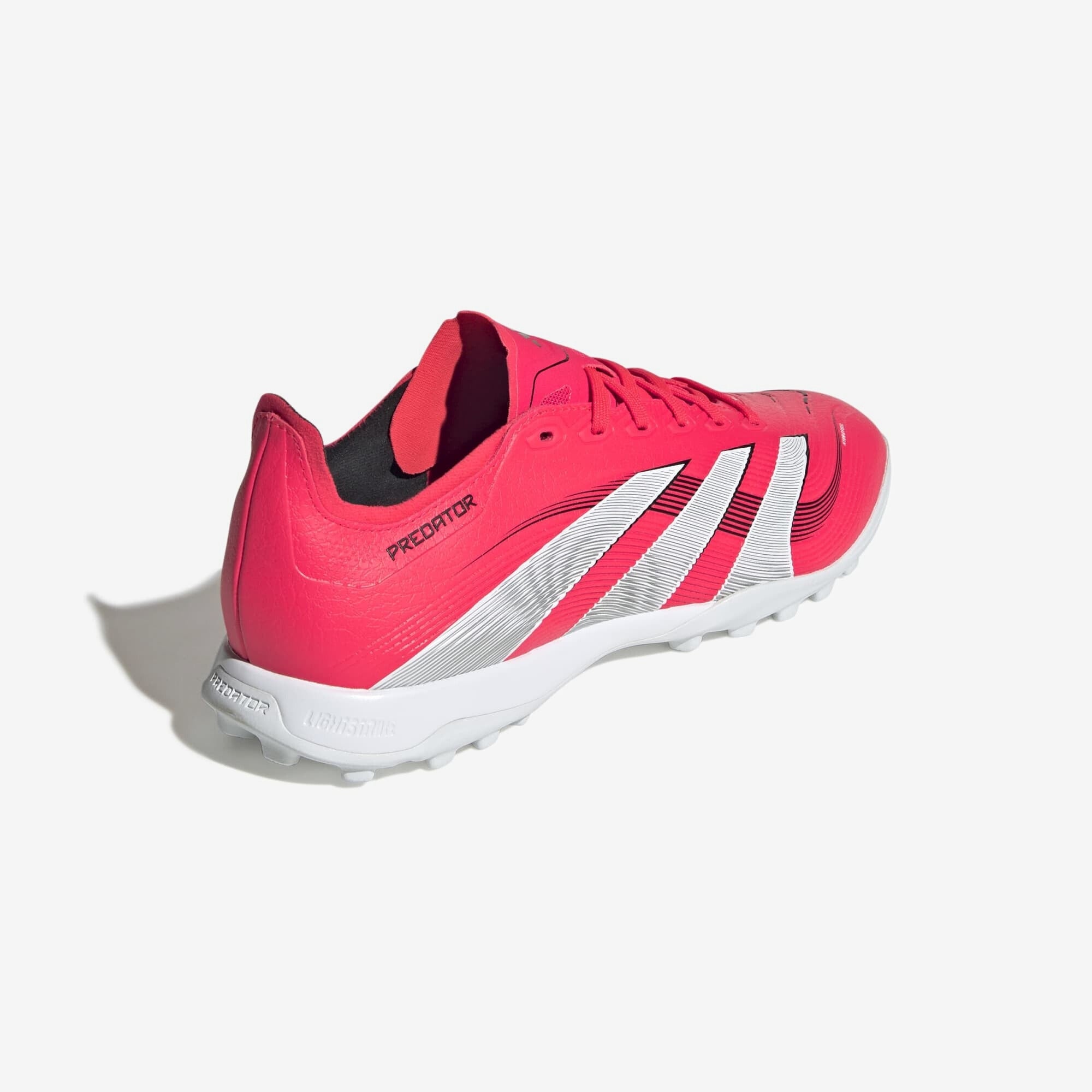 adidas Predator League Turf Low-Top Soccer Shoes - Lucid Red / Cloud White / Core Black