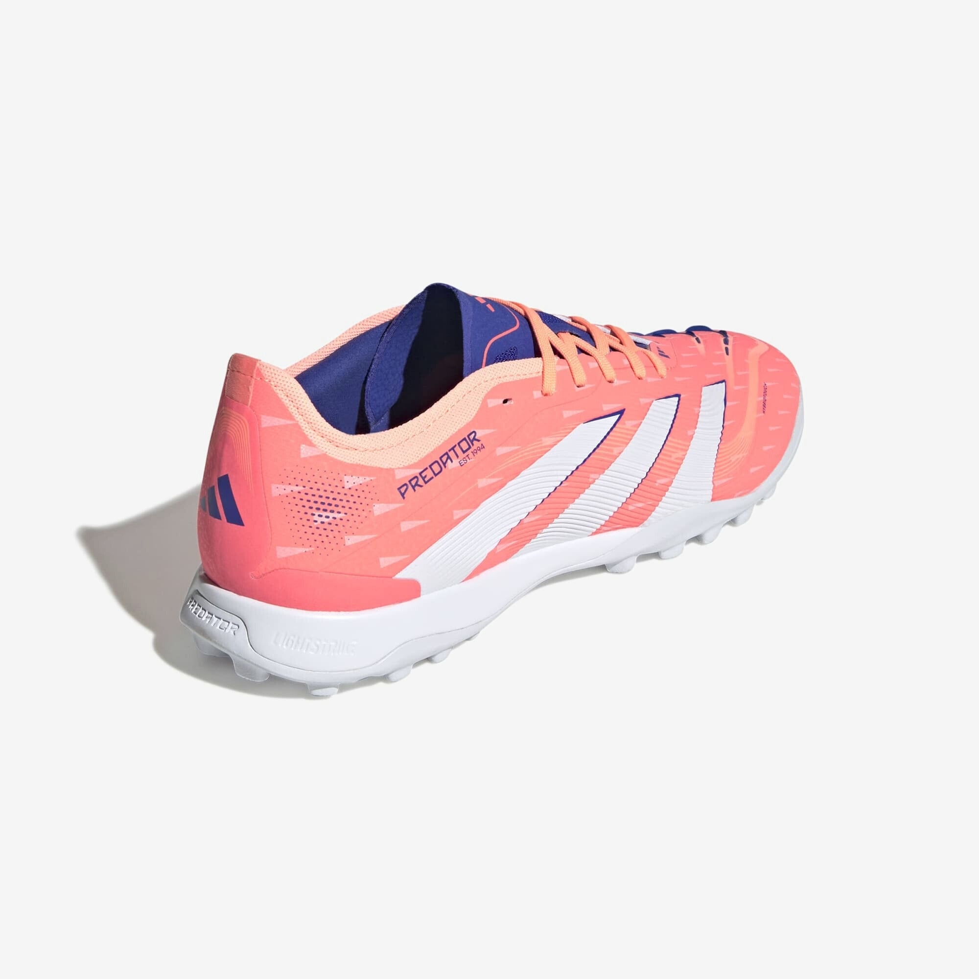 adidas Predator Pro Turf Low-Top Soccer Shoes - Signal Coral / Cloud White / Beam Orange