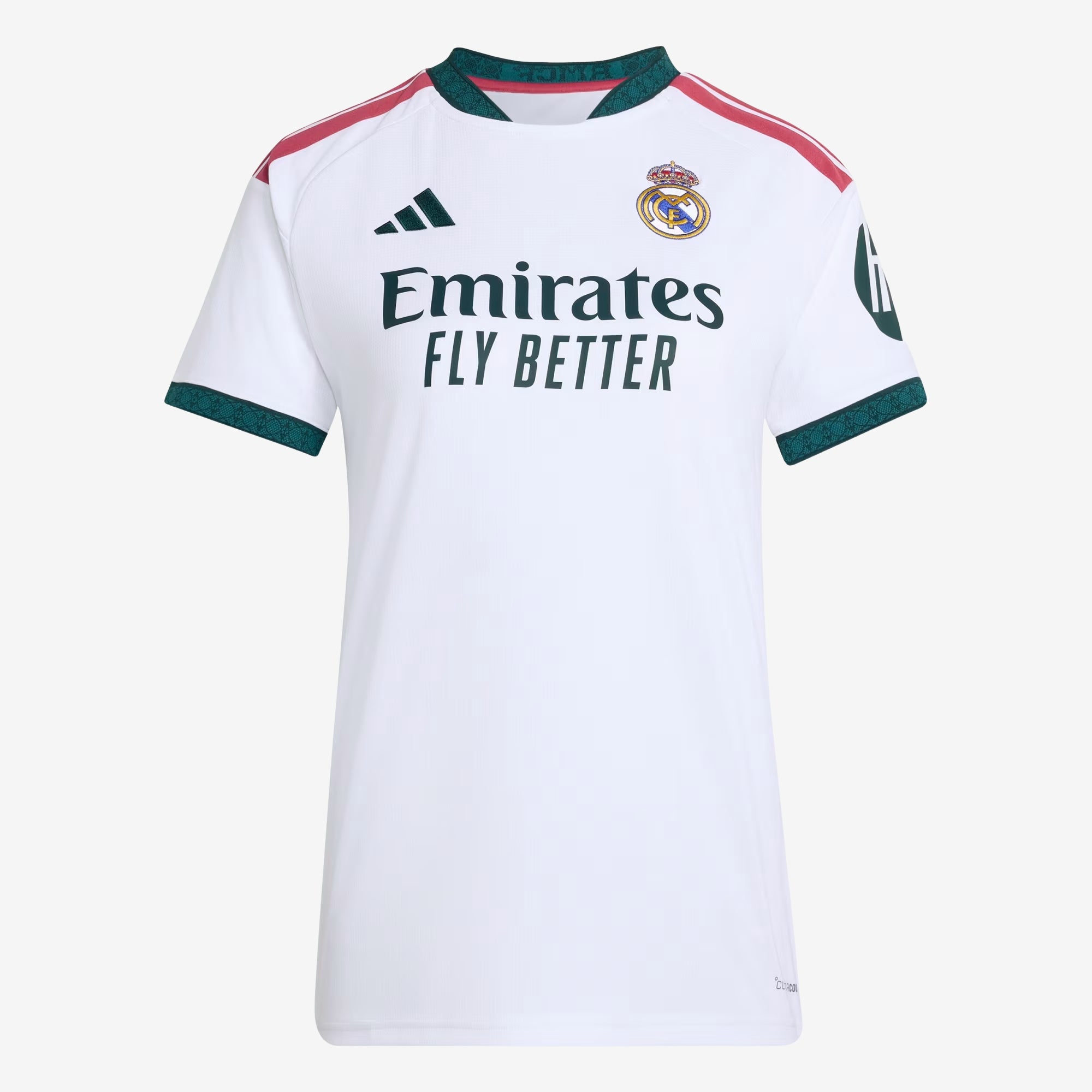 adidas Real Madrid 2026/27 Stadium Home Women's Soccer Jersey - White