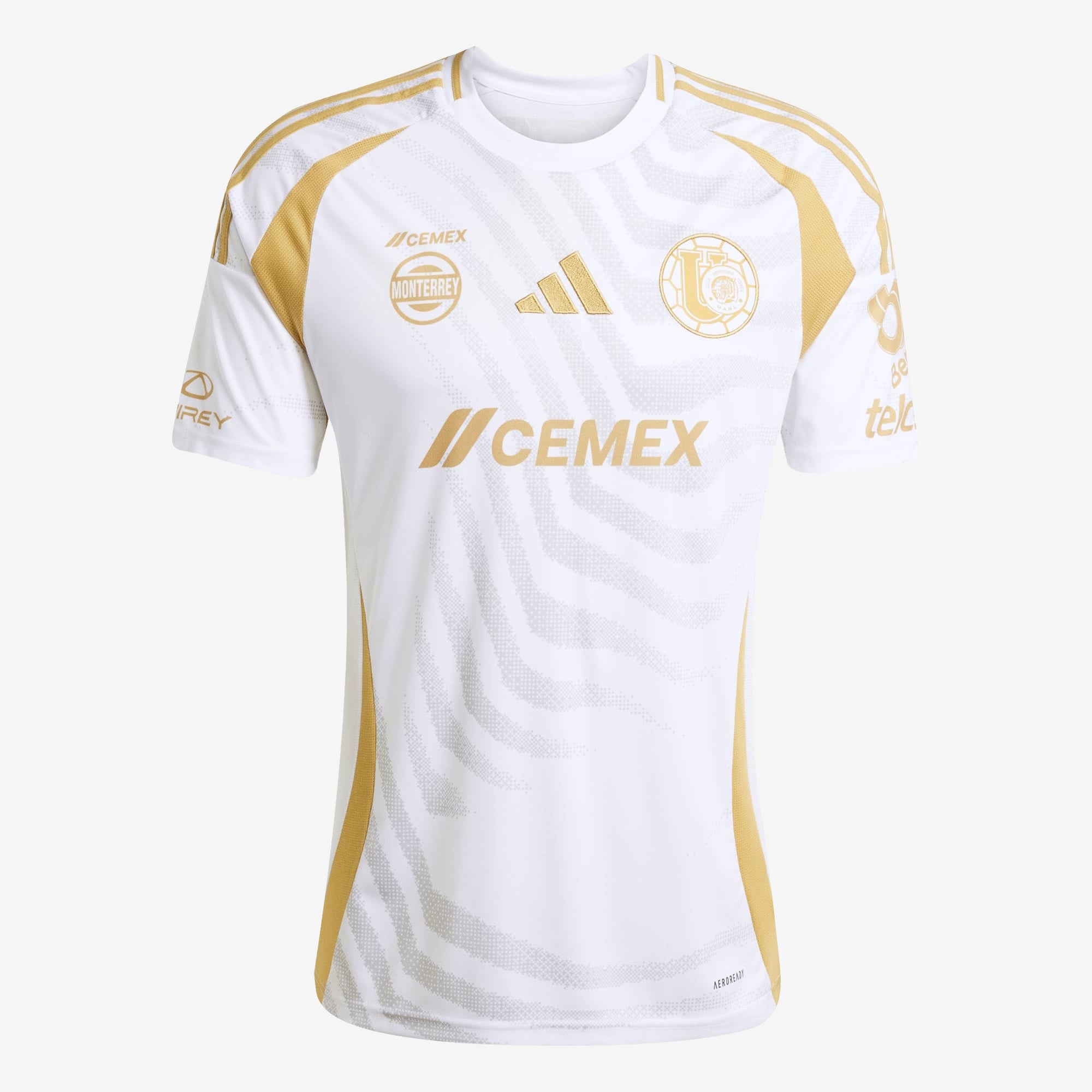 adidas Tigres UANL 2024/25 Stadium Third Men's AEROREADY Soccer Replica Jersey - White / Grey Two