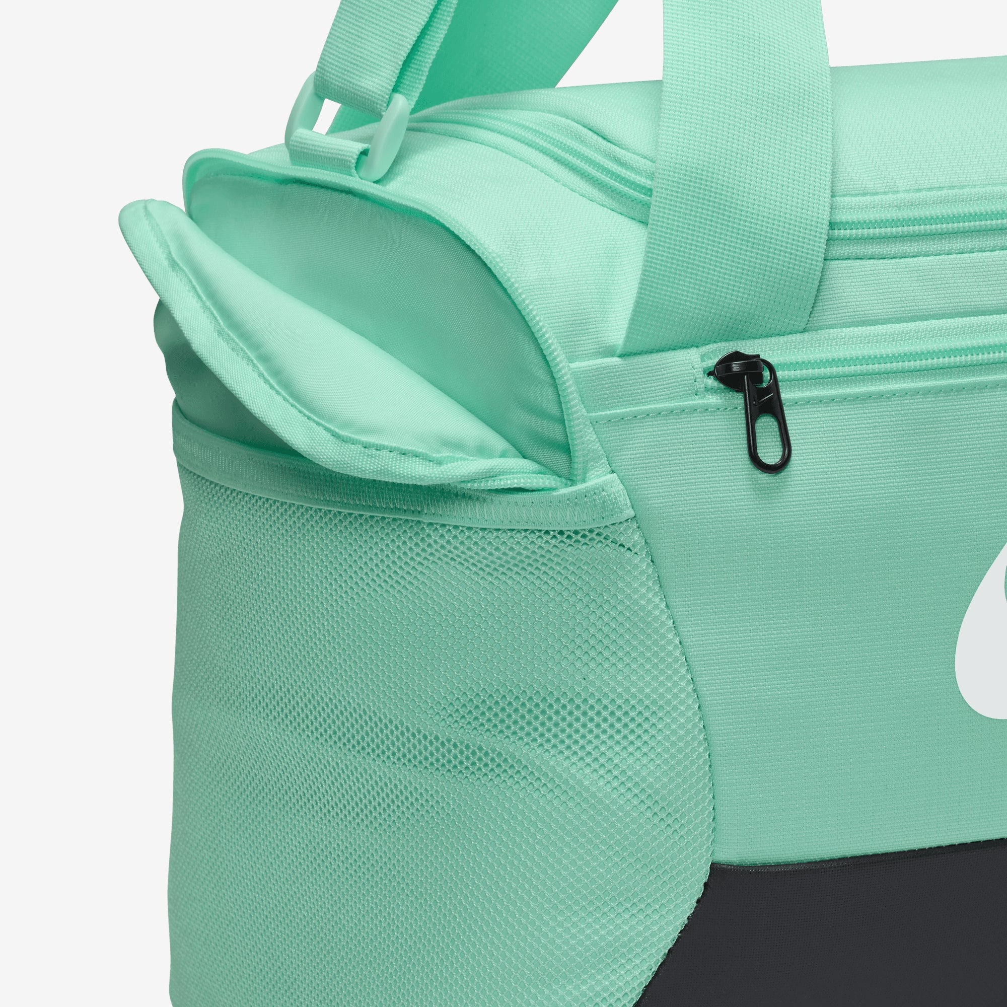 Nike Brasilia 9.5 Training Duffel Bag (Extra Small, 25L) - Mint Foam/Black/White