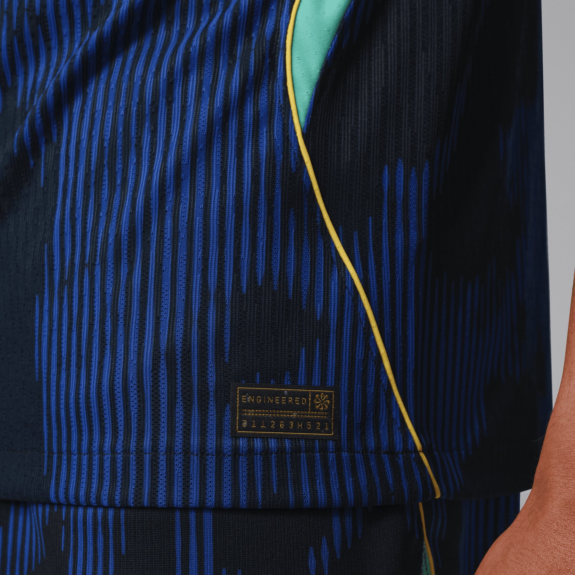 Nike Brazil 2026 Match Away Men's Jordan Aero-FIT Soccer Authentic Jersey - Old Royal/Black