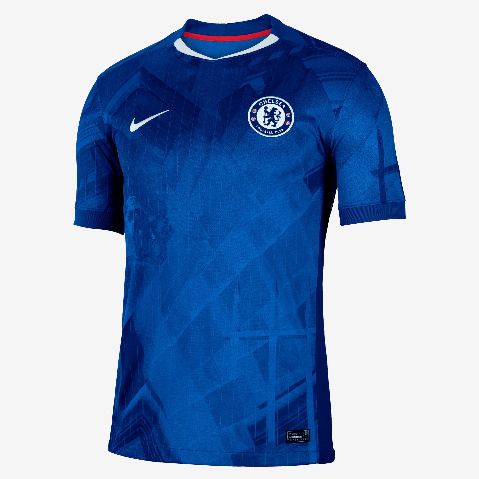 Nike Chelsea FC 2025/26 Stadium Home Men's Dri-FIT Soccer Replica Jersey - Rush Blue/White/Speed Red/White