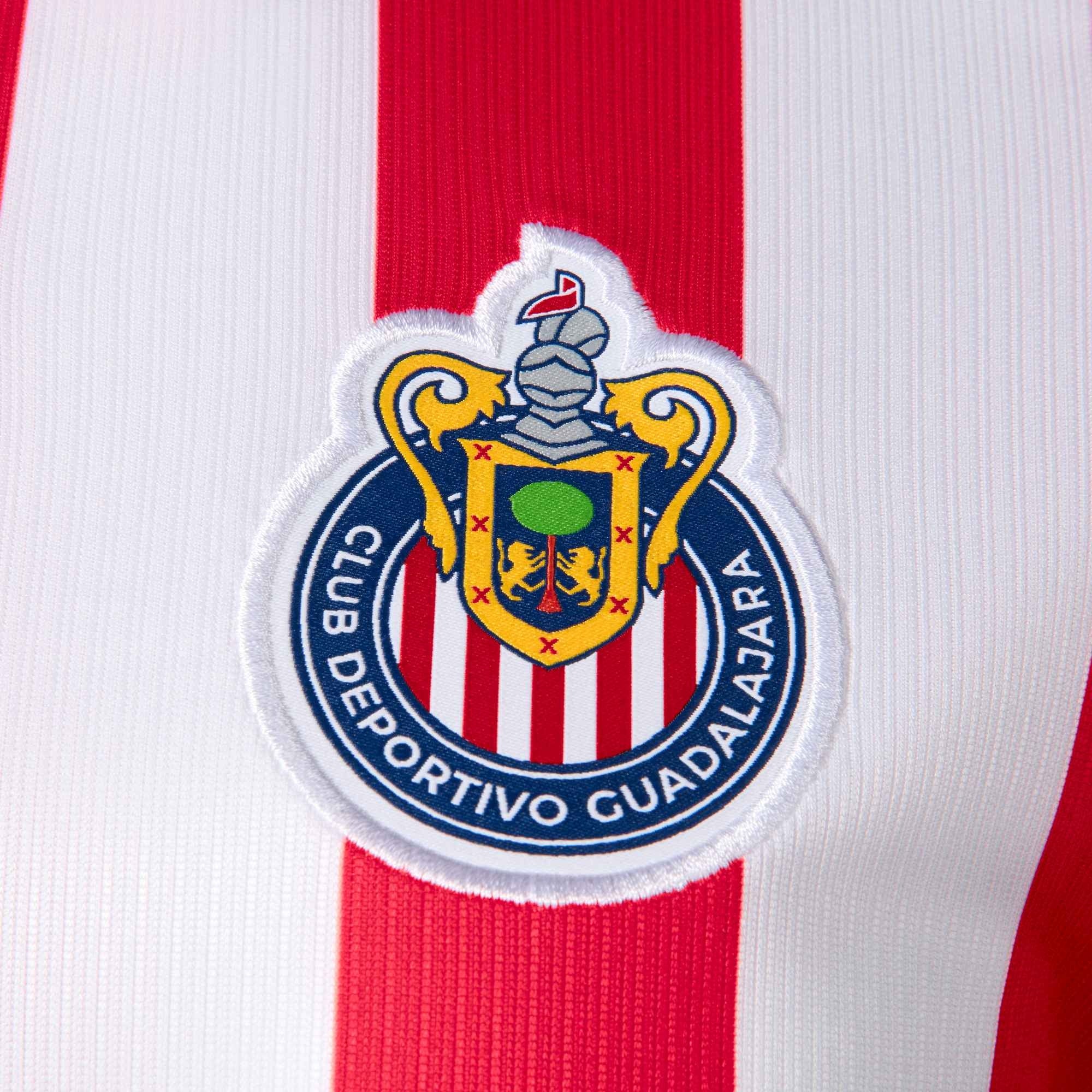Nike Chivas 2026/27 Stadium Home Women's Dri-FIT Soccer Replica Jersey - White/Speed Red/Loyal Blue