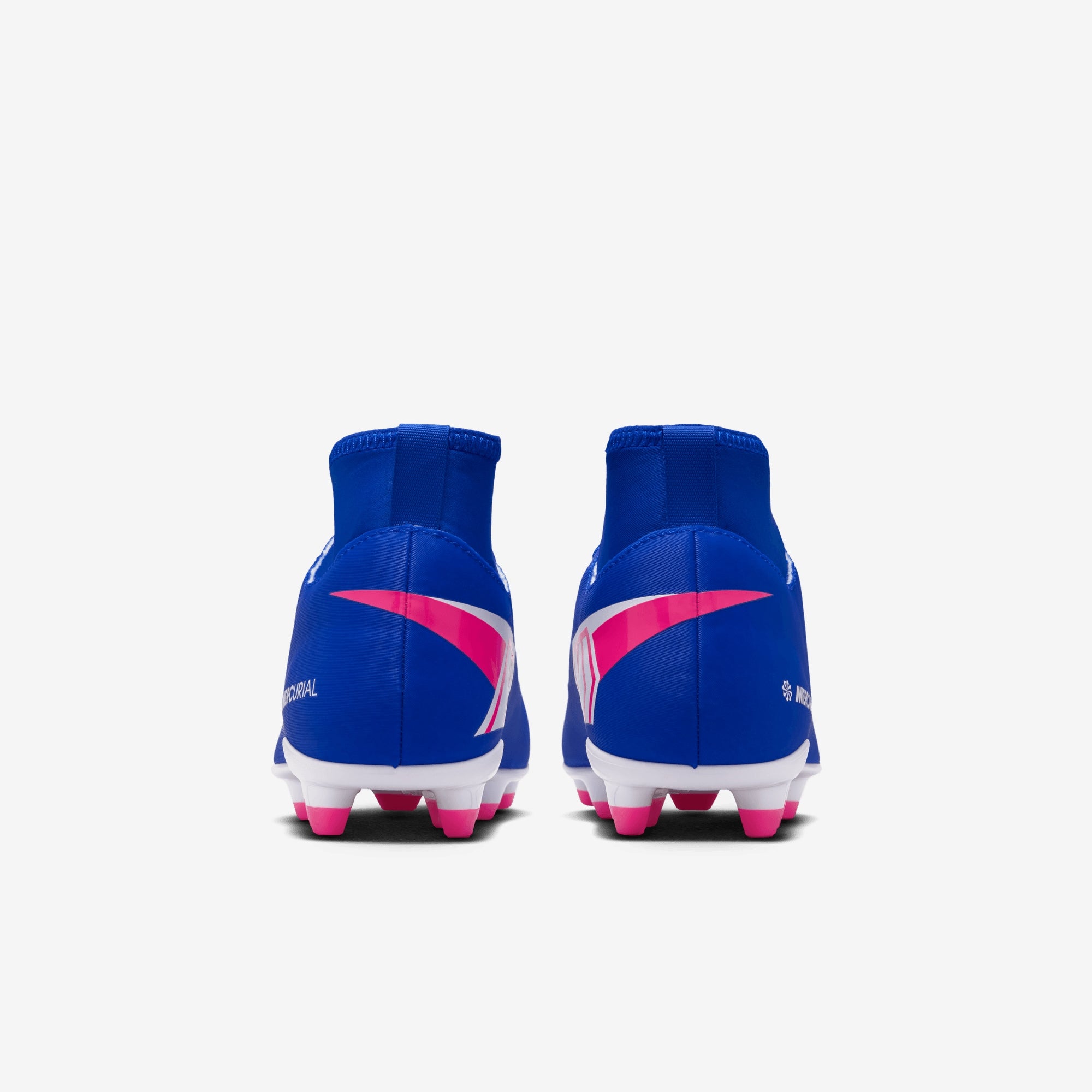 Nike Jr. Mercurial Superfly 10 Club Big Kids' Multi-Ground High-Top Soccer Cleats - Racer Blue/White