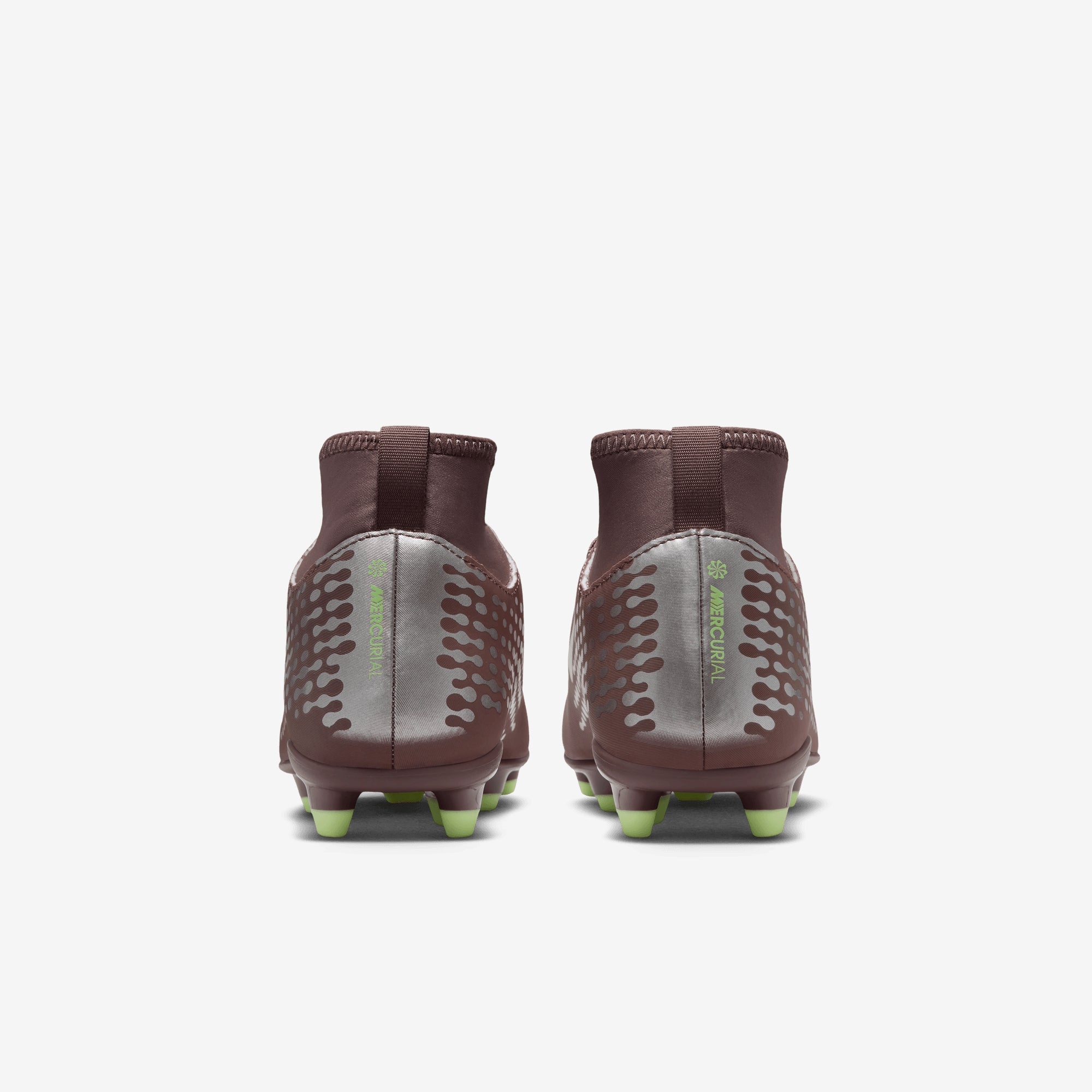 Nike Jr. Mercurial Superfly 10 Club Kylian Mbappé Big Kids' Multi-Ground High-Top Soccer Cleats - Plum Eclipse/Metallic Silver