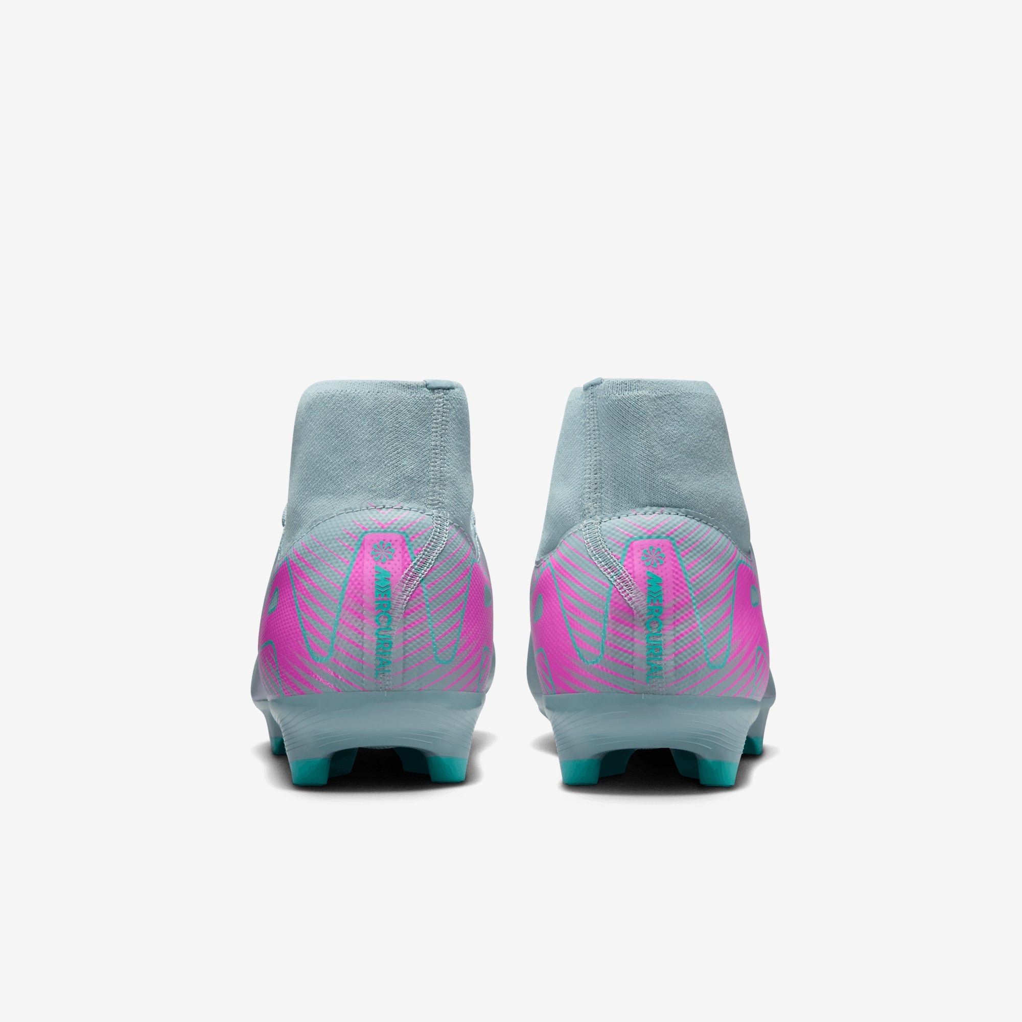 Nike Mercurial Superfly 10 Academy MG High-Top Soccer Cleats - Ocean Cube/Pink Blast