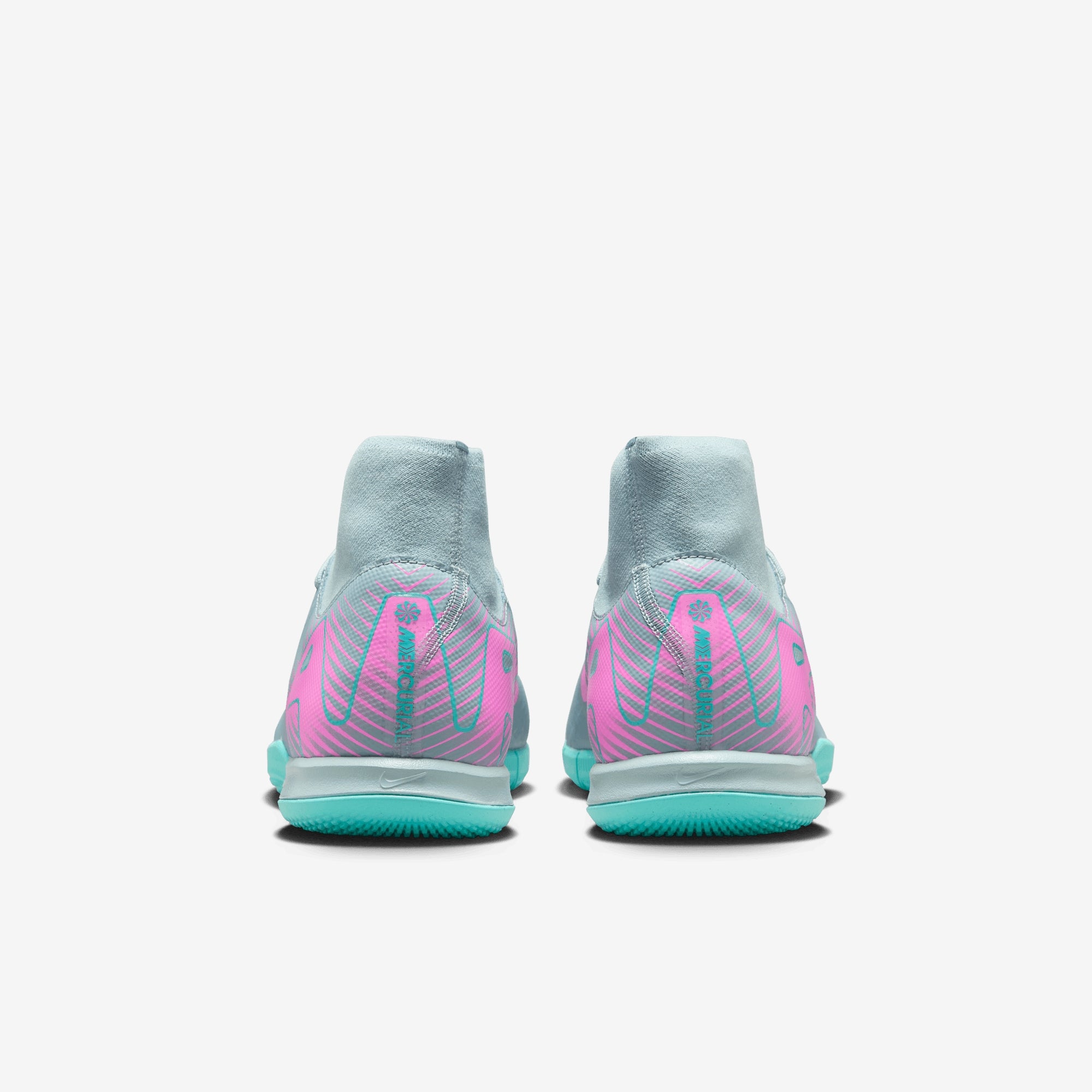 Nike Mercurial Superfly 10 Academy IC High-Top Soccer Shoes - Ocean Cube/Pink Blast