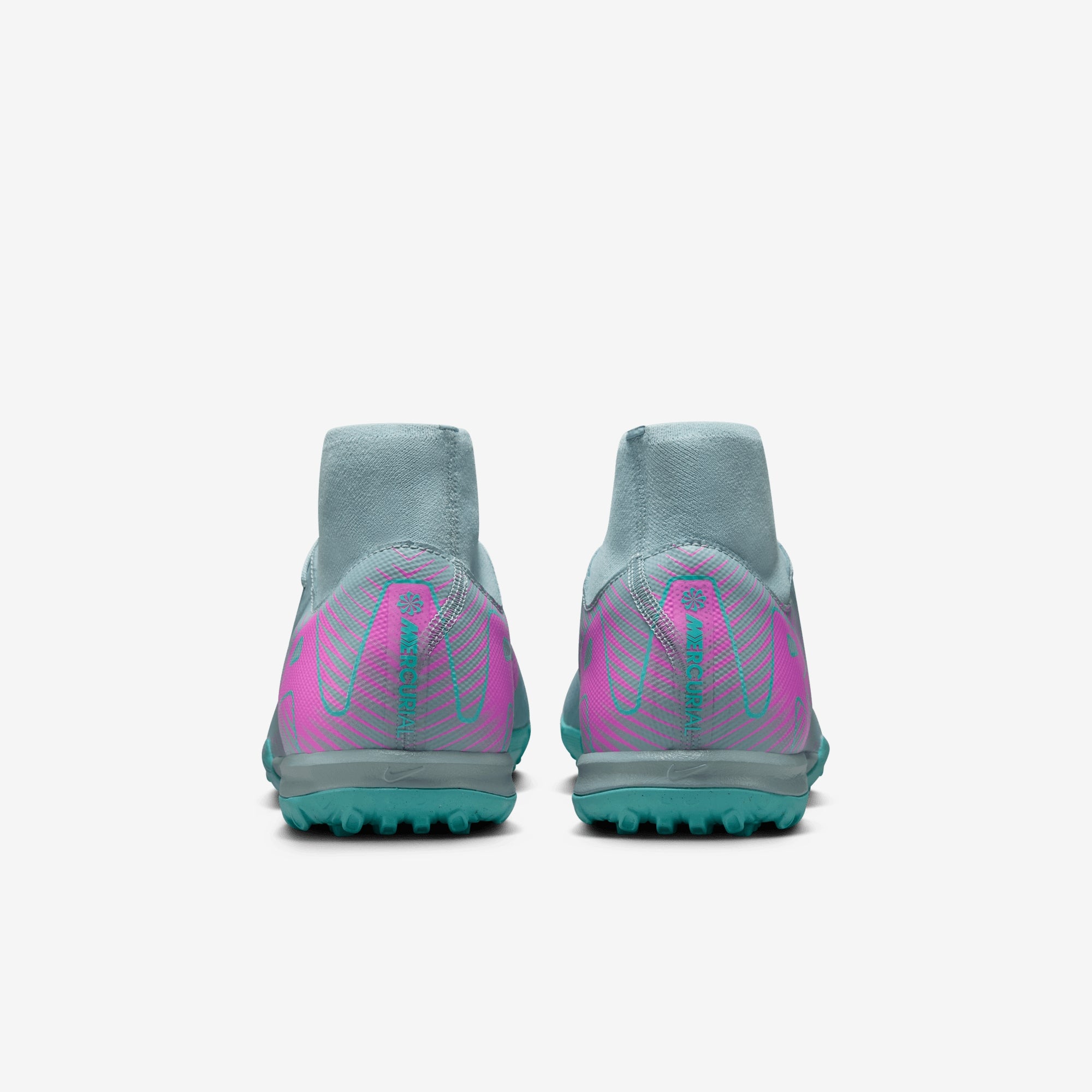 Nike Mercurial Superfly 10 Academy TF High-Top Soccer Shoes - Ocean Cube/Pink Blast