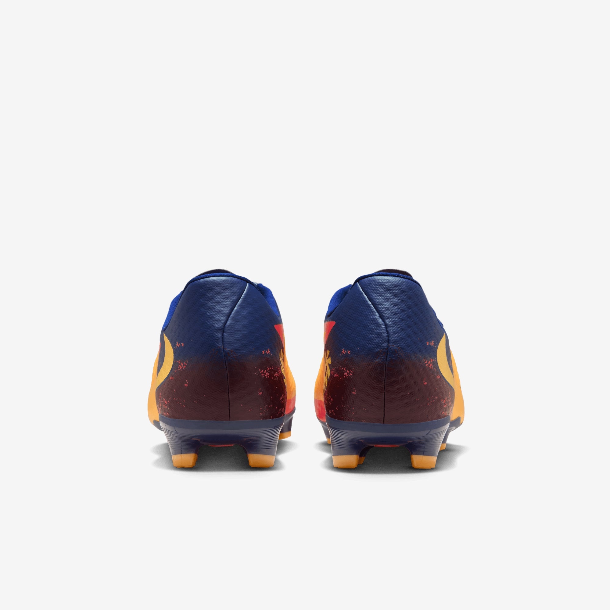 Nike Phantom 6 Low Academy "Erling Haaland" Multi-Ground Soccer Cleats - Laser Orange/Lemon Venom-Blue Void