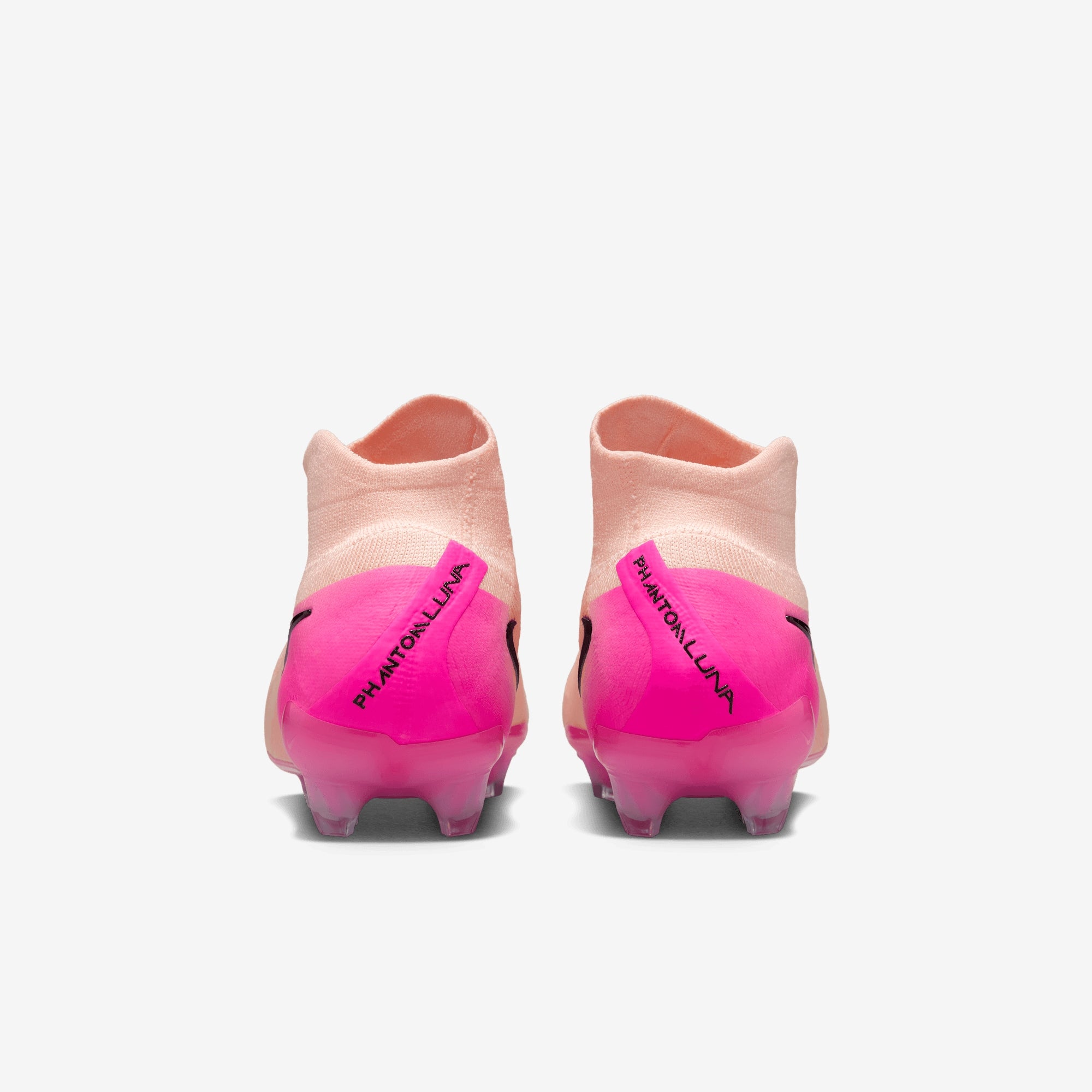 Nike Phantom Luna 2 Elite FG High-Top Soccer Cleats - Crimson Tint/Black-Pink Blast