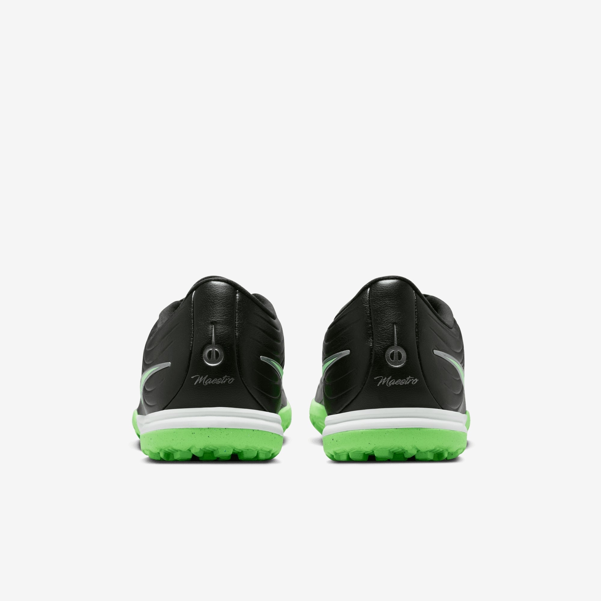 Nike Tiempo Maestro Academy Turf Low-Top Soccer Shoes - Black/Illusion Green-Black
