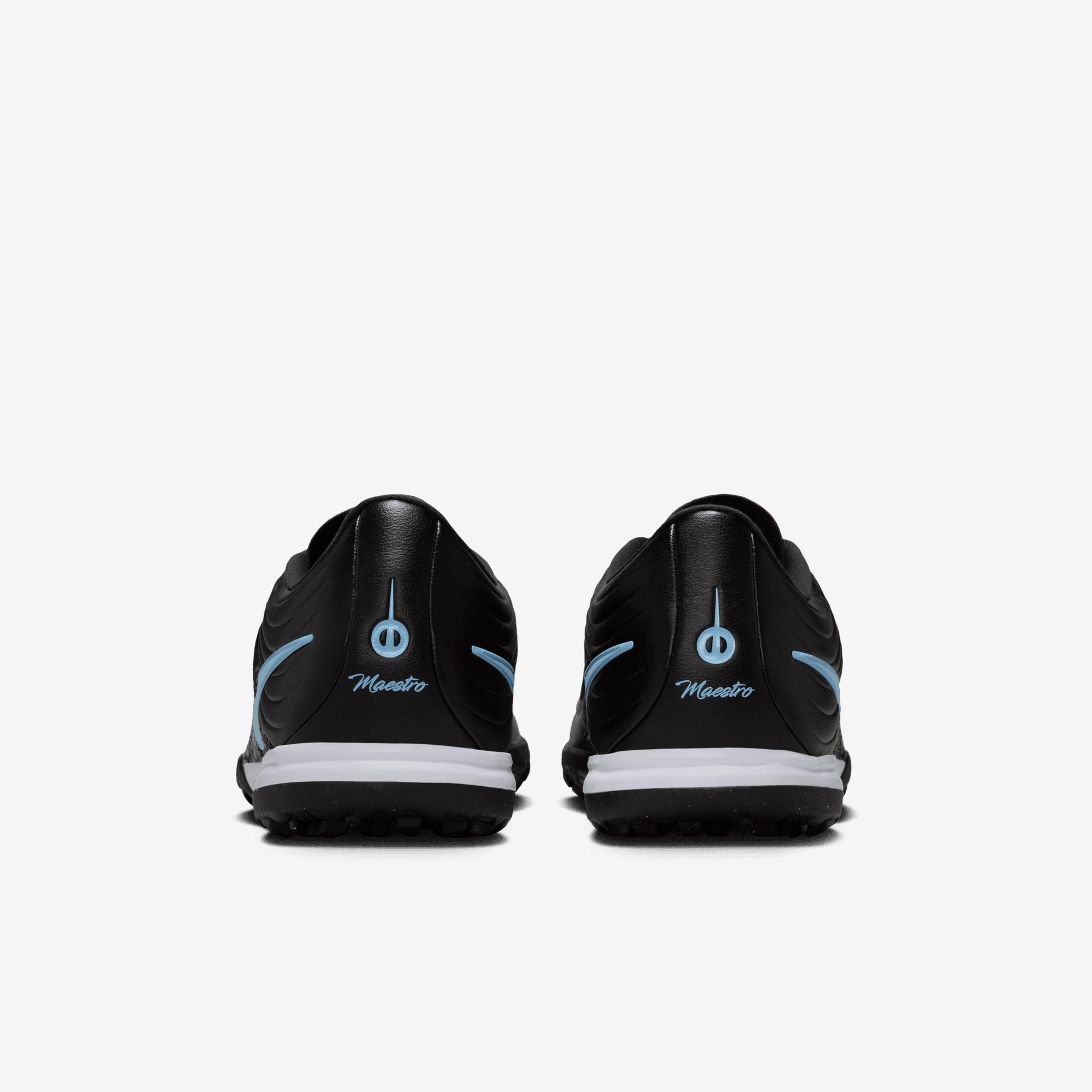 Nike Tiempo Maestro Academy Turf Low-Top Soccer Shoes - Black/Ice Blue