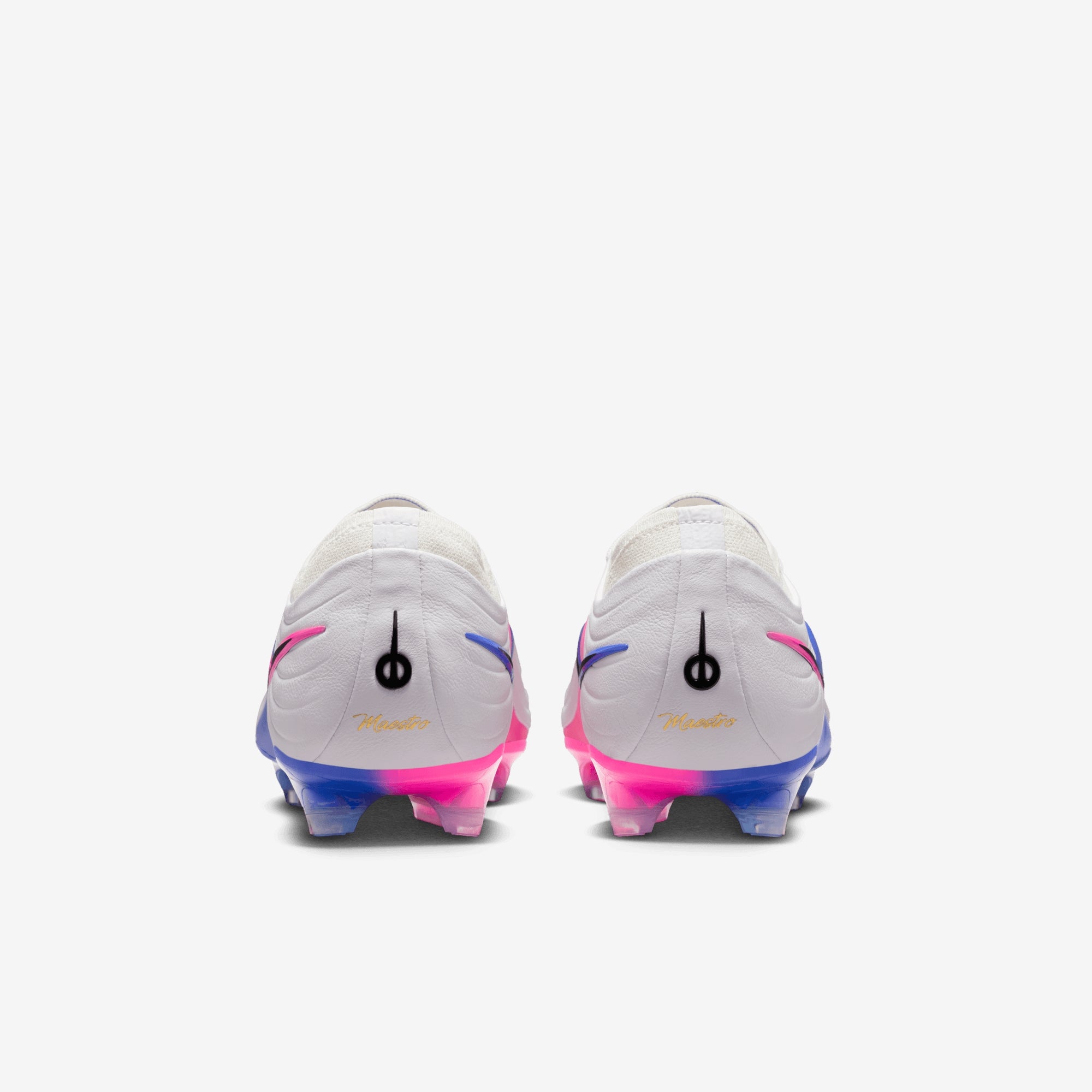 Nike Tiempo Maestro Elite Firm-Ground Low-Top Soccer Cleats - White/Black-Racer Blue-Pink Blast