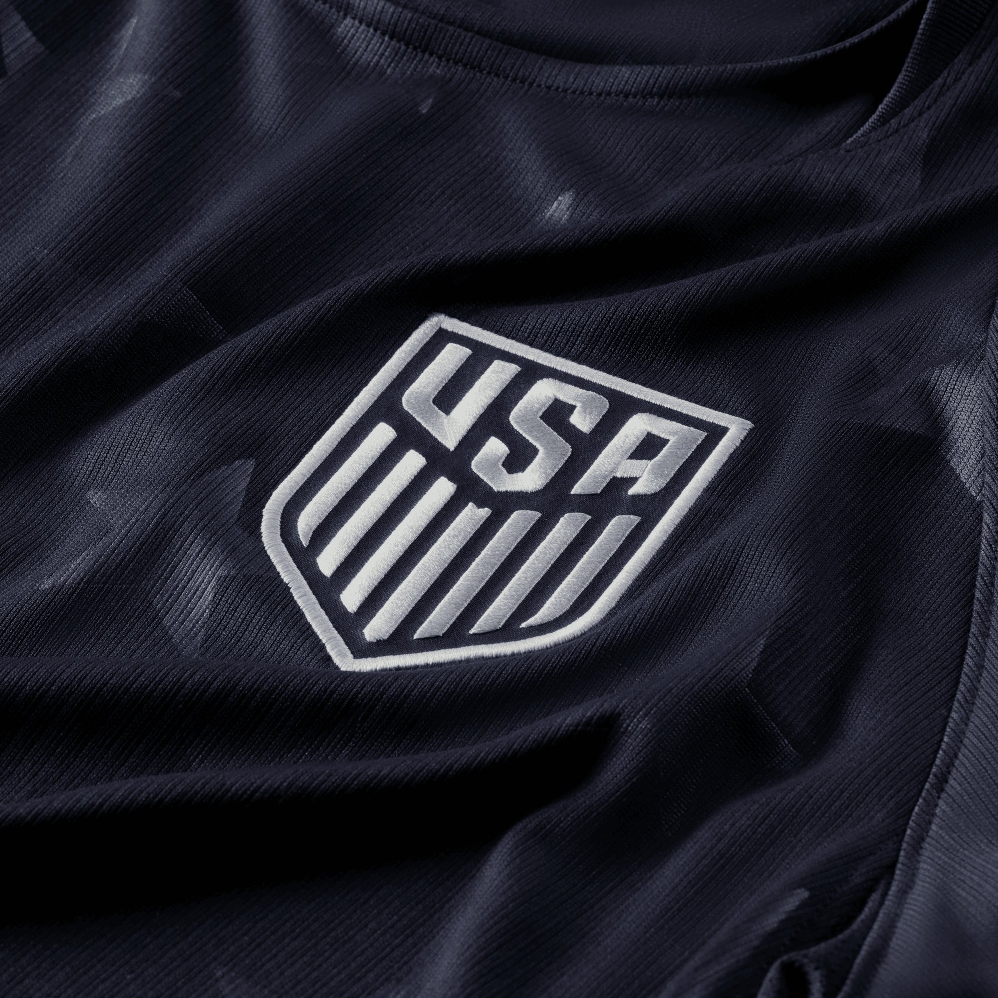 Nike USMNT 2026 Stadium Away Men's Dri-FIT Soccer Replica Jersey - Dark Obsidian/Pure Platinum
