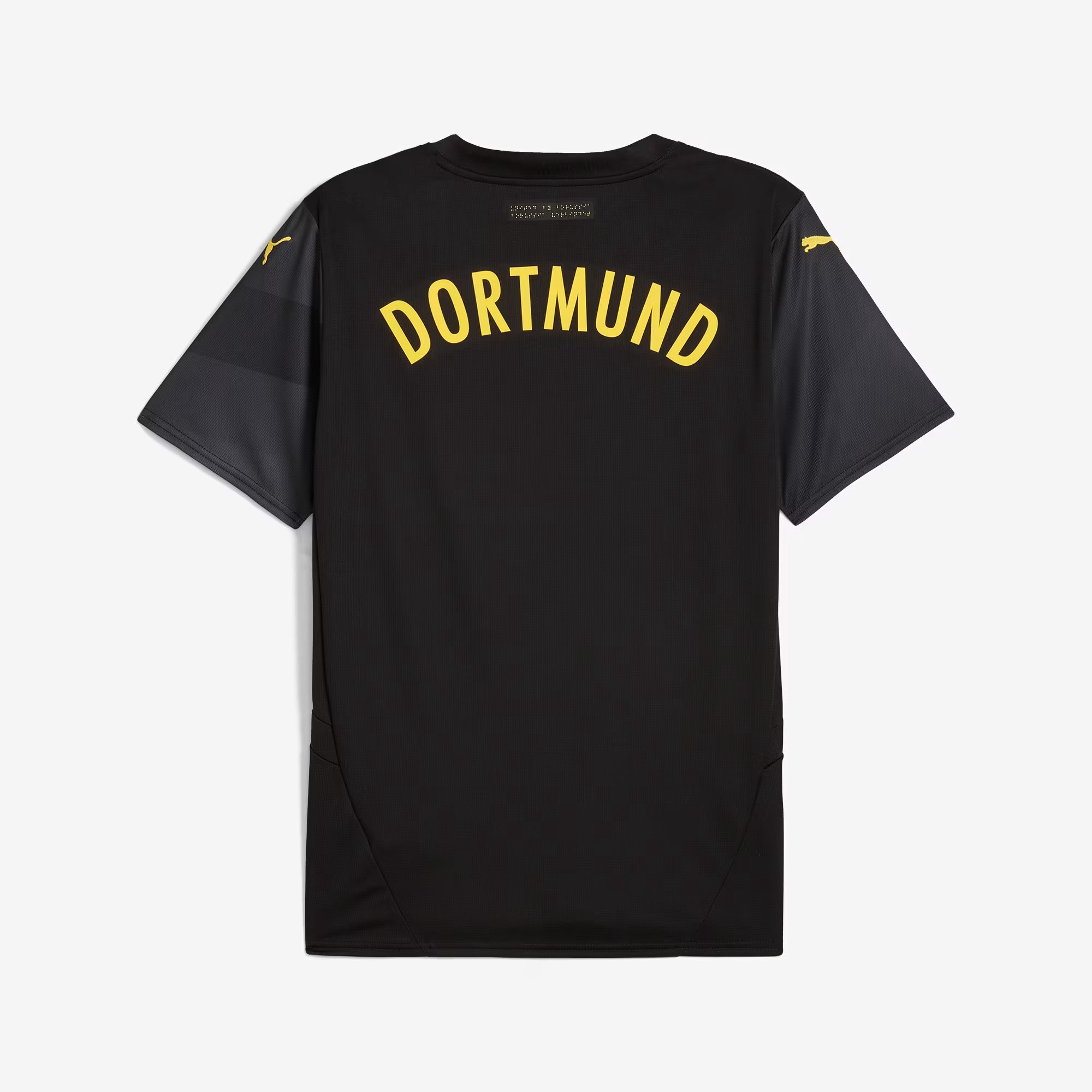 PUMA Borussia Dortmund 2024/25 Stadium Away Men's dryCELL Soccer Replica Jersey - PUMA Black-Faster Yellow