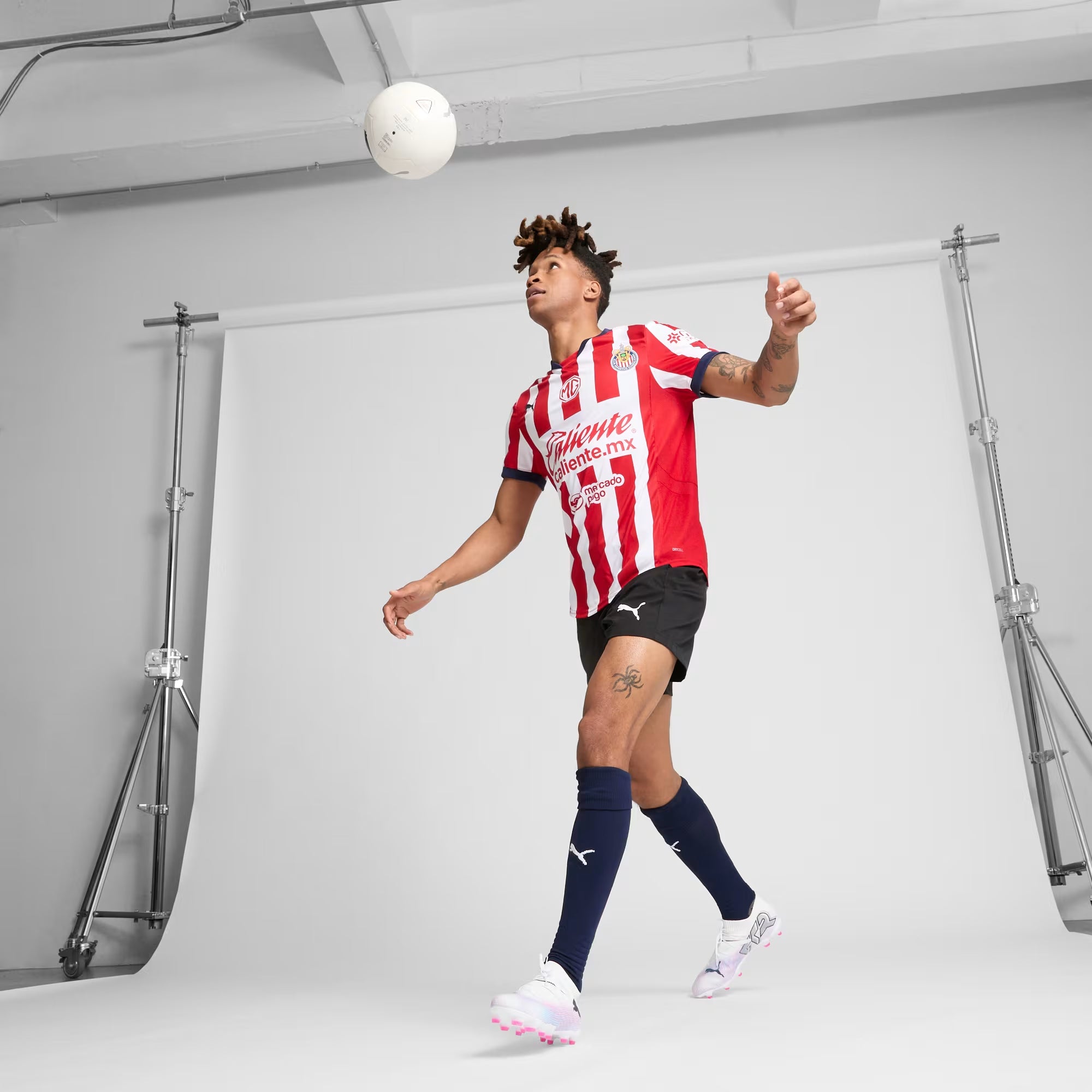 PUMA Chivas 2024/25 Match Home Promotional Men's dryCELL Soccer Authentic Jersey - PUMA Red