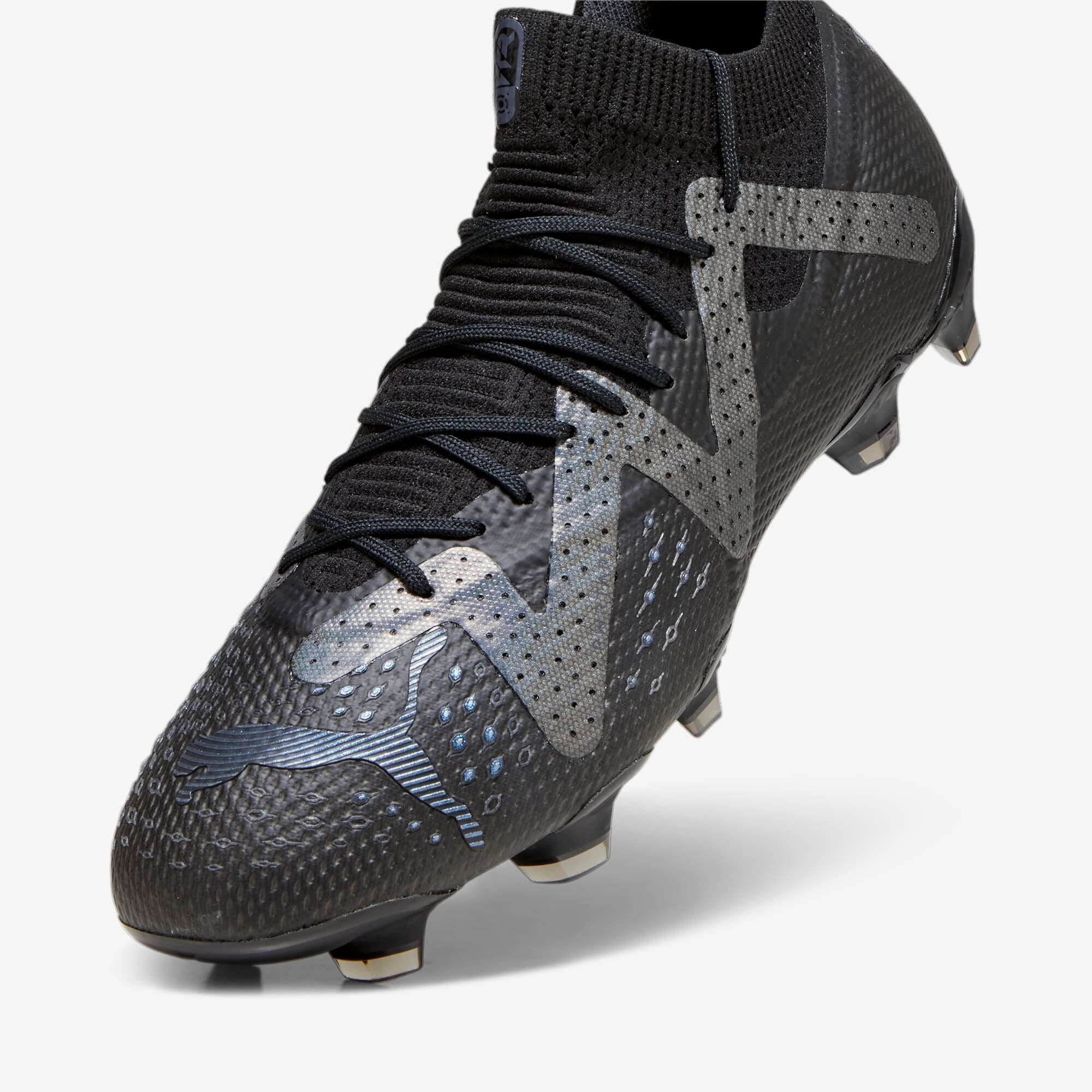 PUMA FUTURE ULTIMATE Firm/Artificial-Ground Low-Top Soccer Cleats - PUMA Black-Asphalt