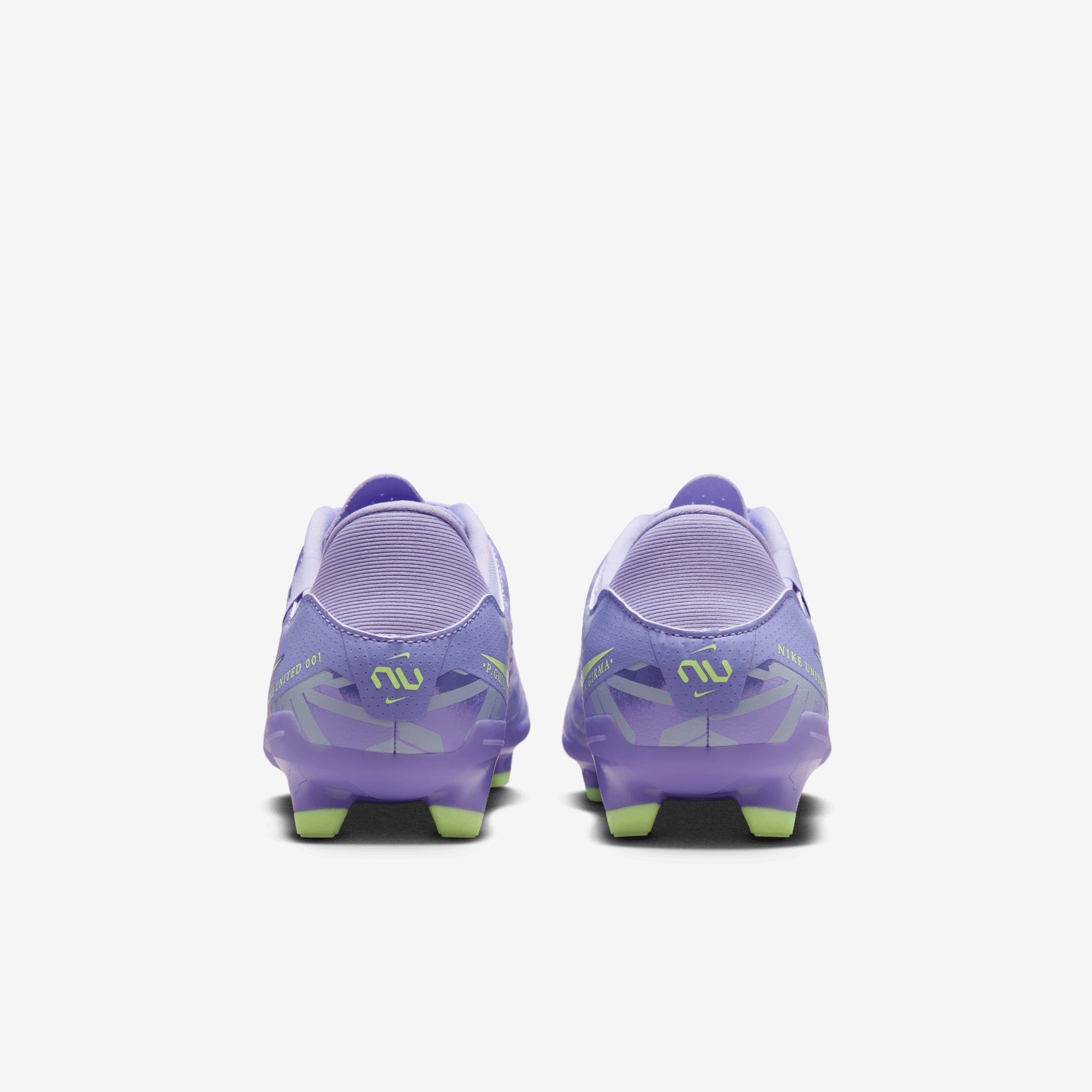 Nike United Tiempo Legend 10 Academy MG Low-Top Soccer Cleats - Purple Agate/Barely Volt