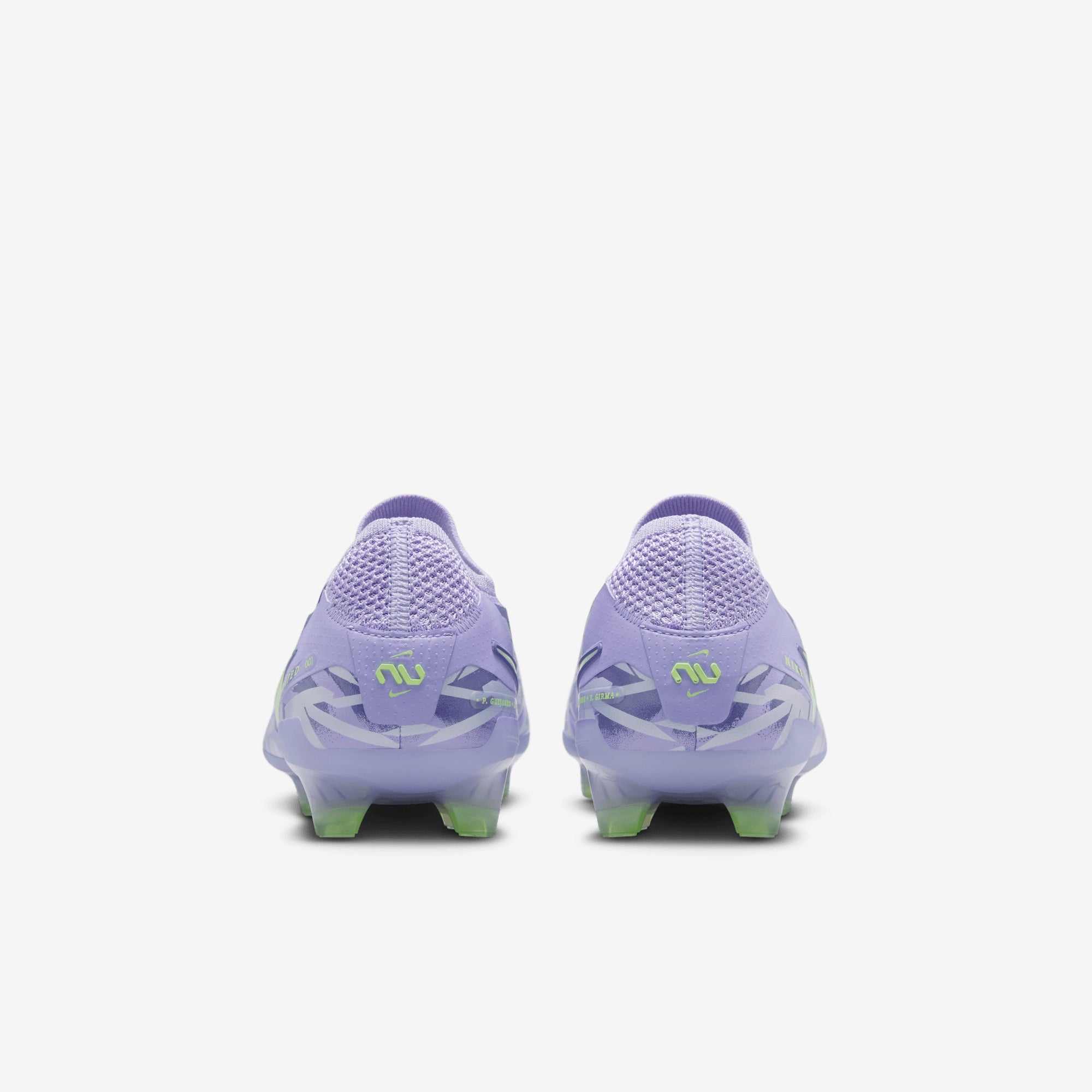 Nike United Tiempo Legend 10 Elite FG Low-Top Soccer Cleats - Purple Agate/Barely Volt