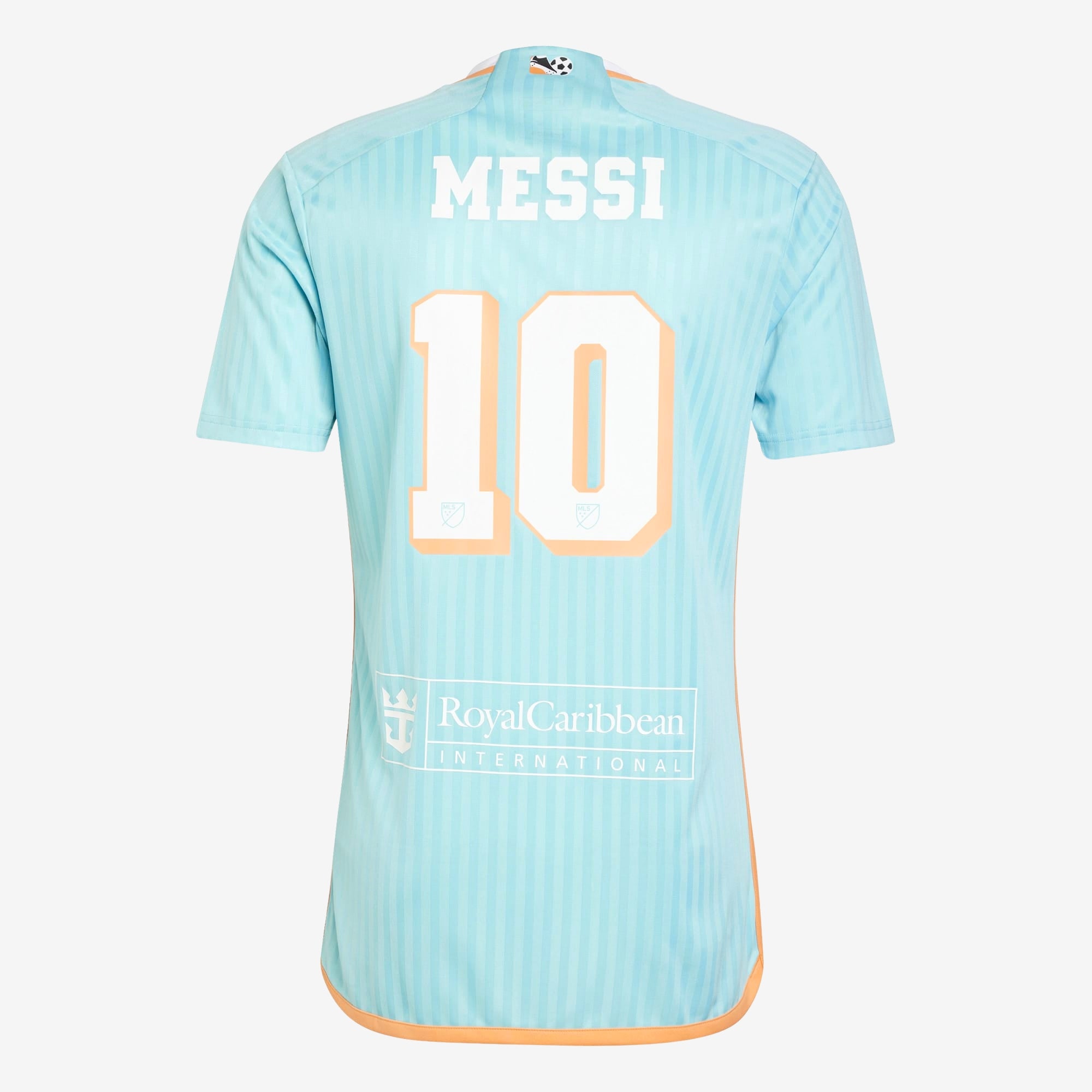 adidas 2024 Inter Miami CF Stadium Archive Messi Men's AEROREADY Soccer Replica Jersey - Easy Mint