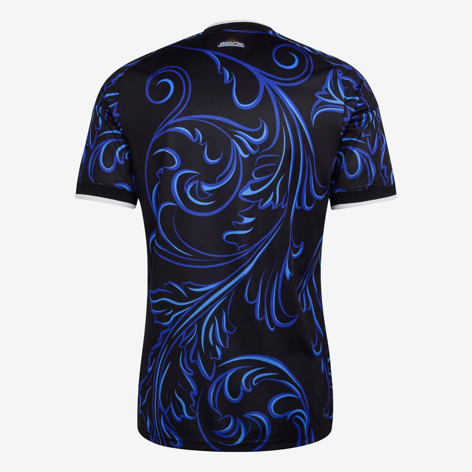 adidas Argentina 2026 Stadium Away Men's Soccer Jersey - Black / Lucid Blue / Blue Burst