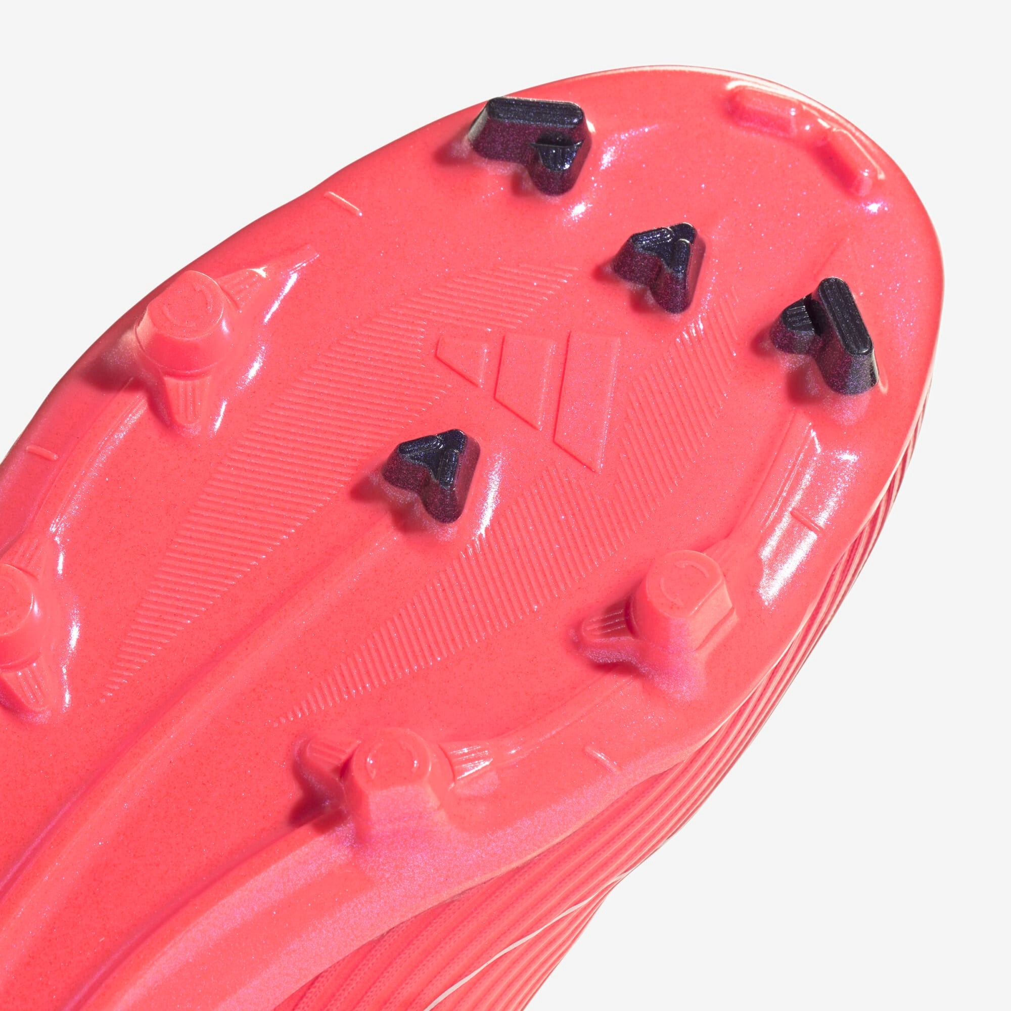 adidas F50 League Firm/Multi-Ground Soccer Cleats - Turbo / Aurora Black / Platinum Metallic