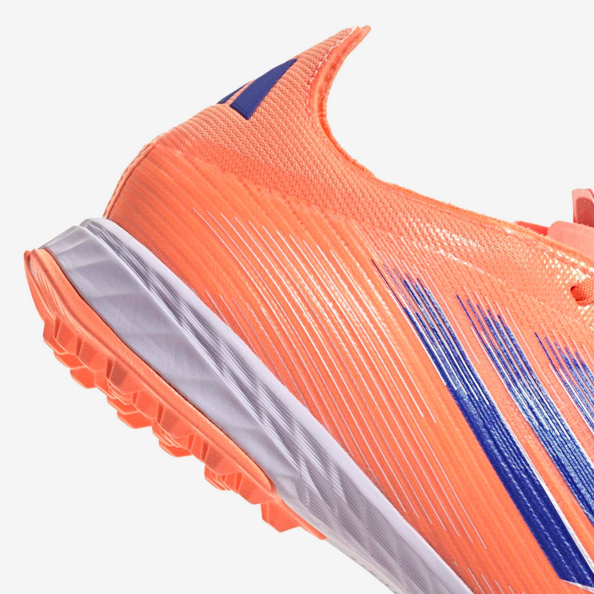 adidas F50 Pro Turf Low-Top Soccer Shoes - Beam Orange / Lucid Blue / Cloud White