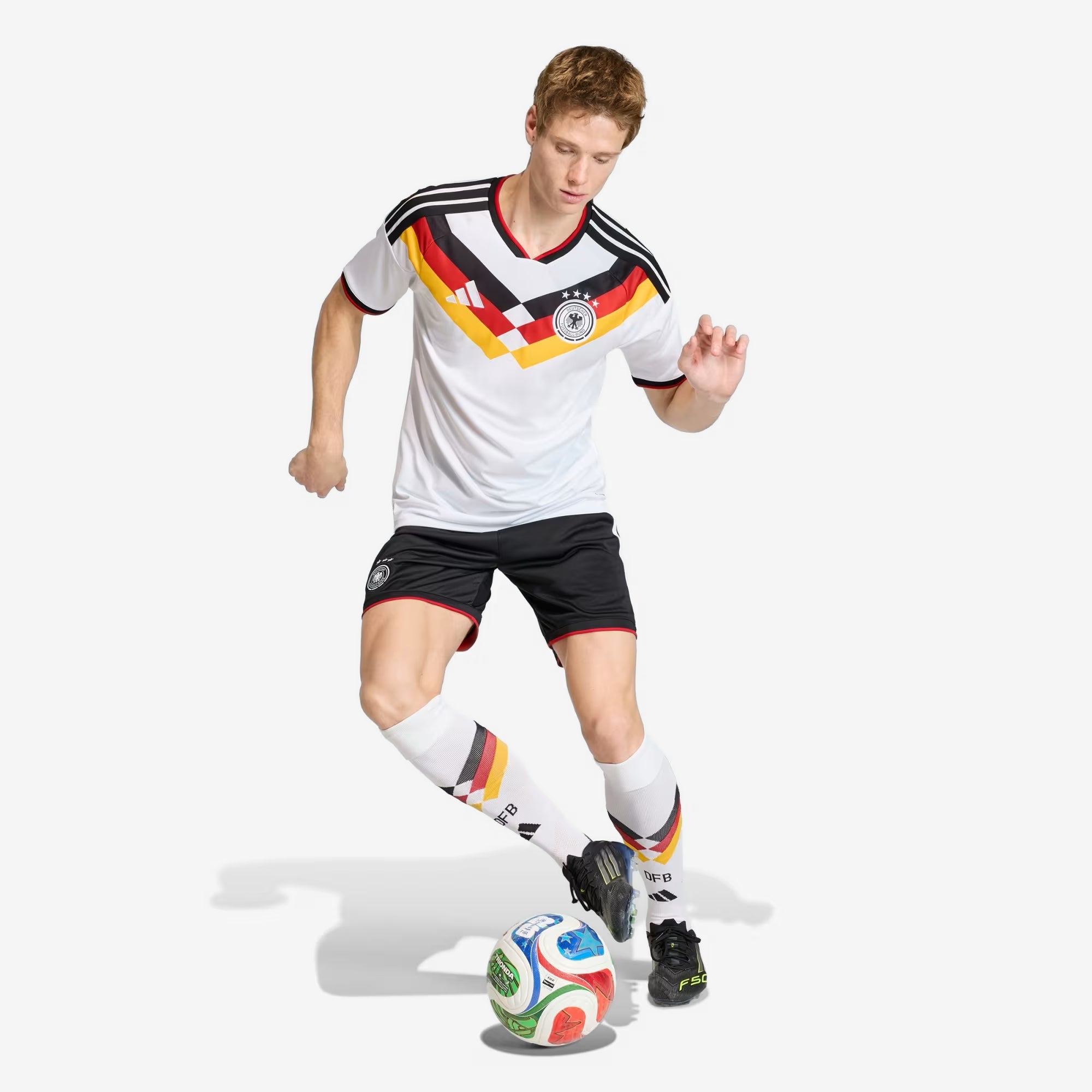 adidas Germany 2026 Stadium Home Men's Soccer Jersey - White