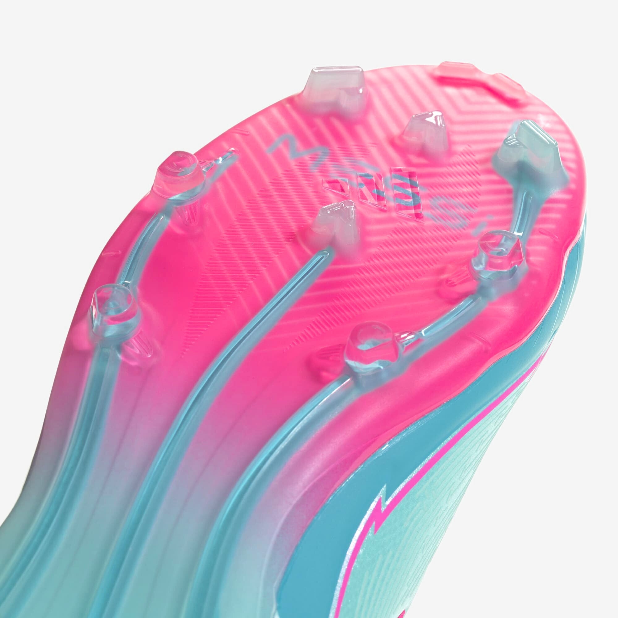 adidas Jr. F50 Elite Messi Big Kids' FG Low-Top Soccer Cleats - Flash Aqua / Lucid Pink / Lucid Cyan