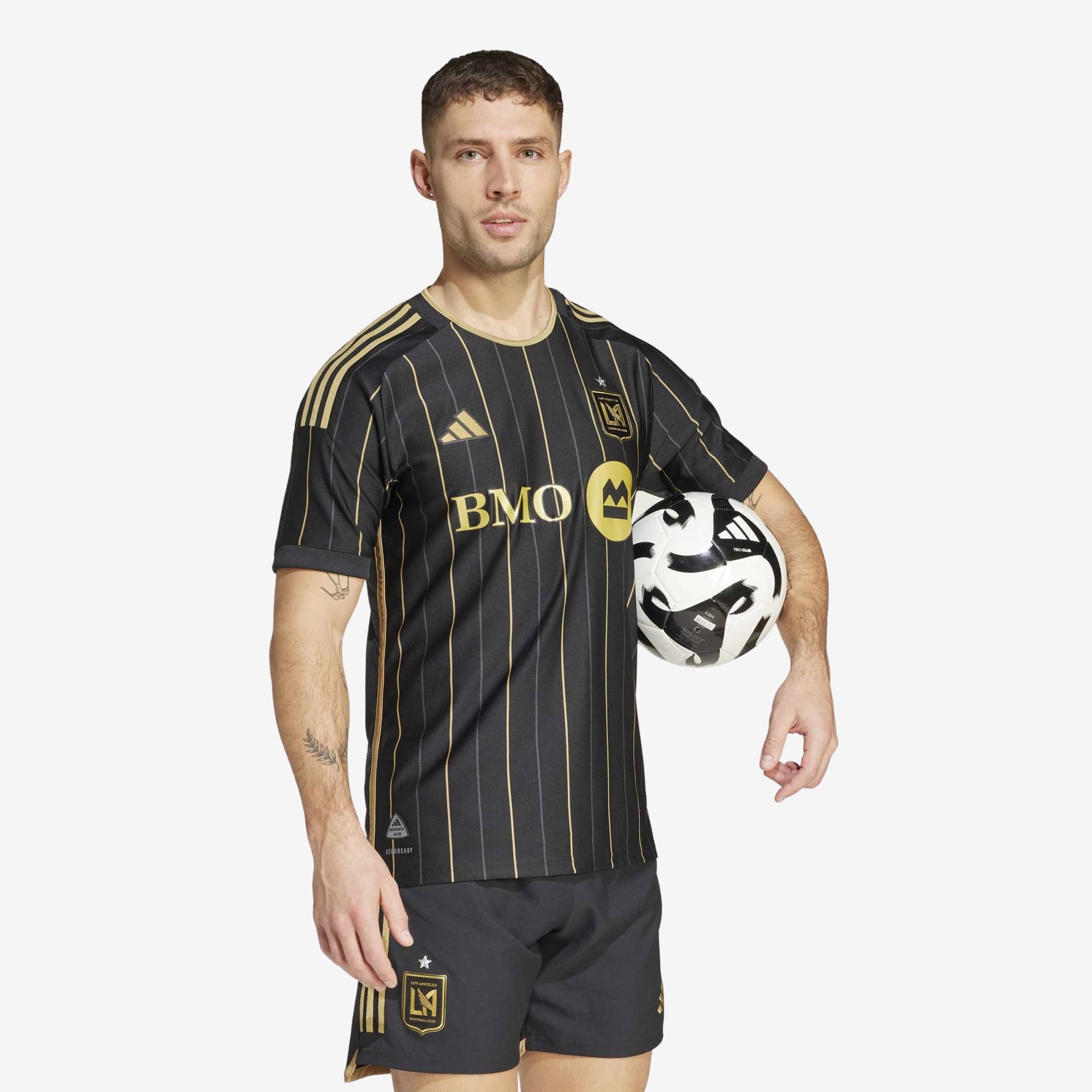 adidas Los Angeles FC 2024/25 Match Home Men's AEROREADY Soccer Authentic Jersey - Black