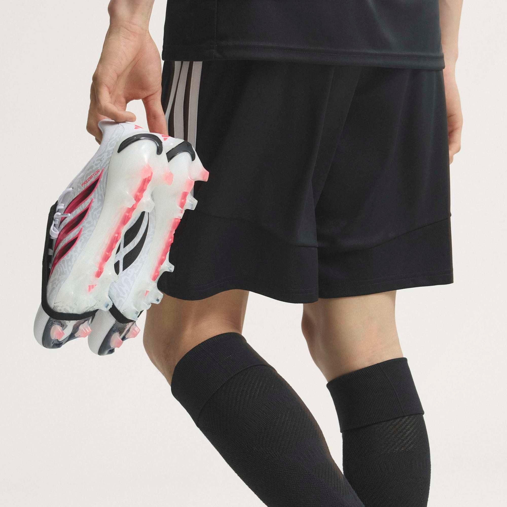 adidas Predator Pro Fold-Over Tongue Firm-Ground Low-Top Soccer Cleats - Cloud White / Solar Turbo / Core Black