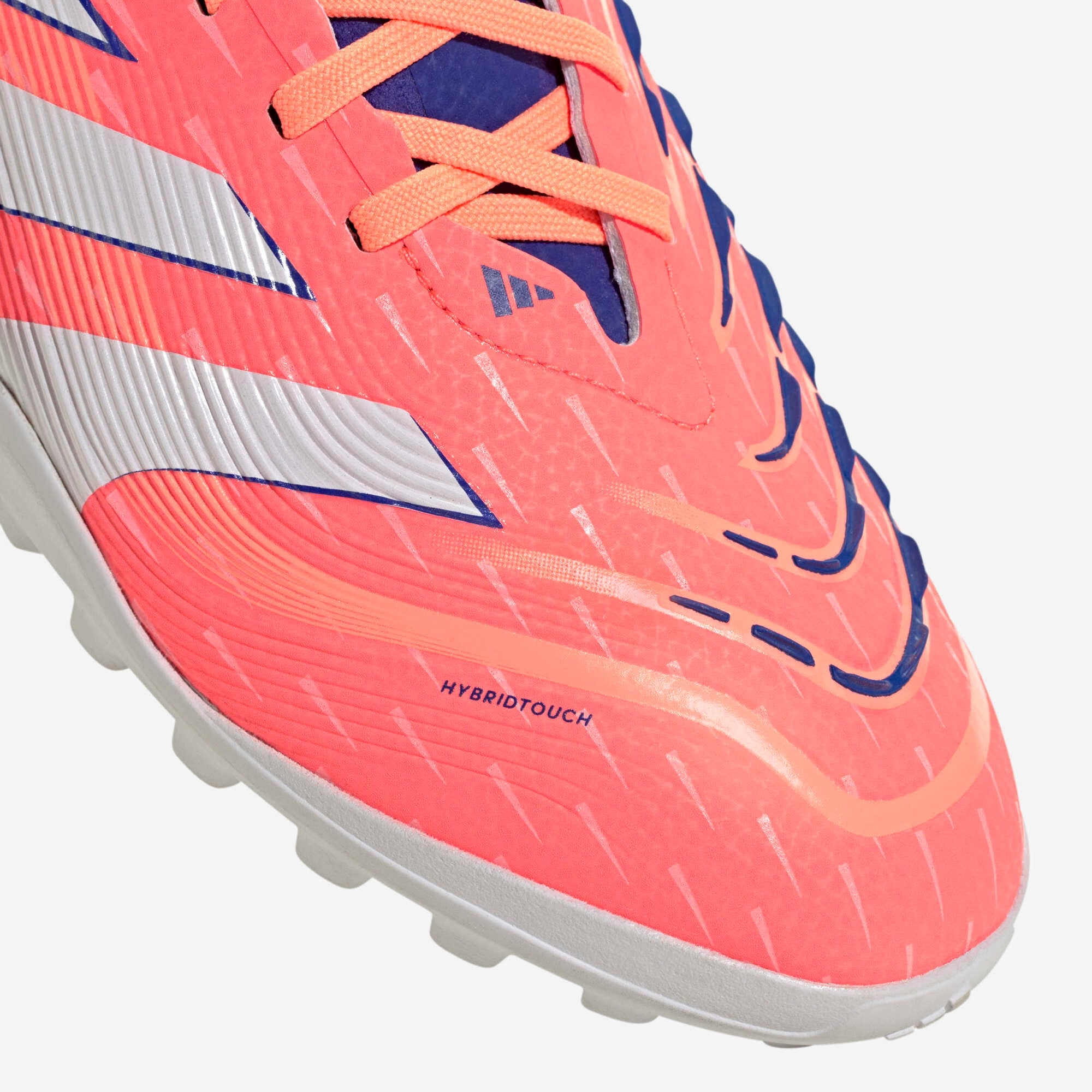 adidas Predator Pro Turf Low-Top Soccer Shoes - Signal Coral / Cloud White / Beam Orange