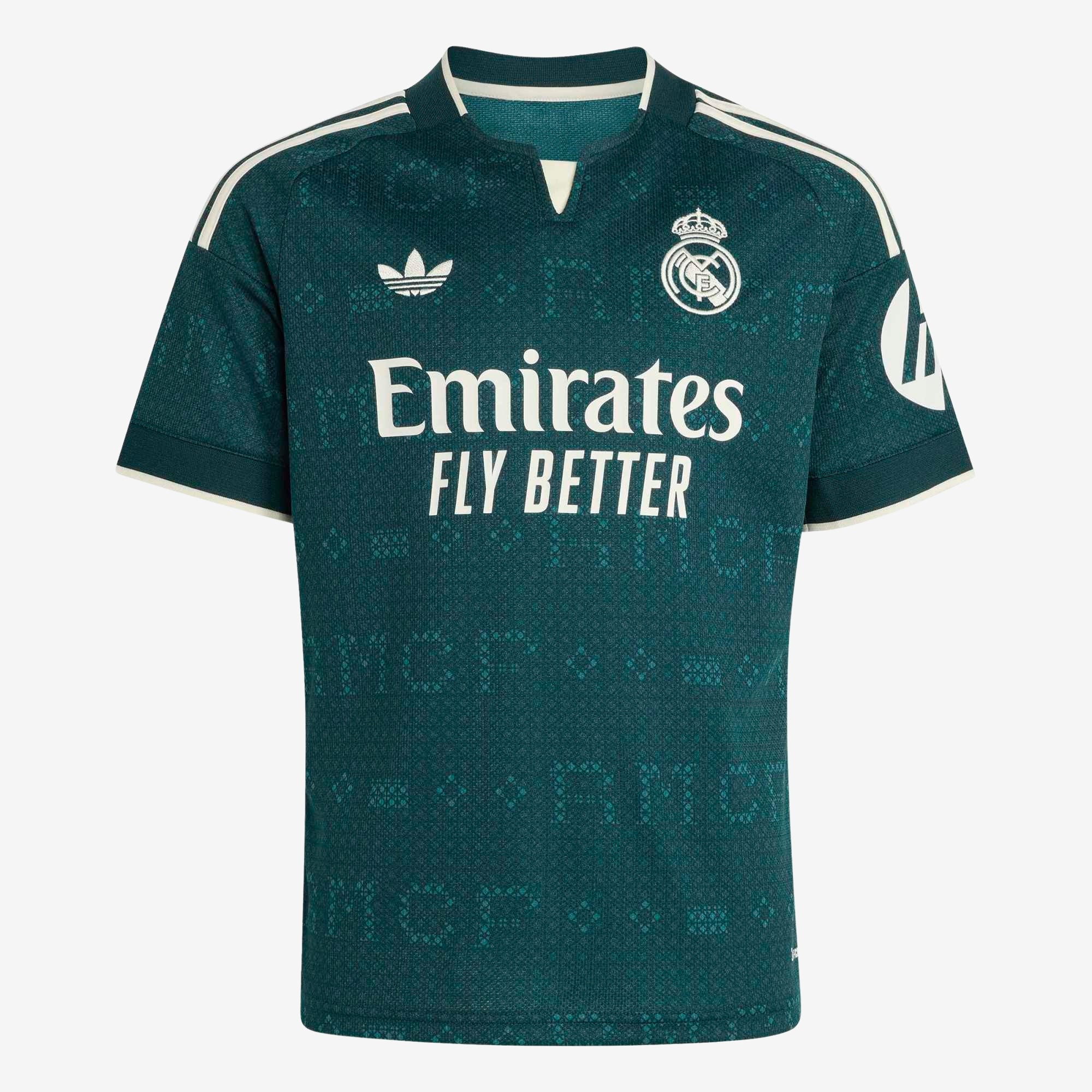 adidas Real Madrid 2026/27 Stadium Away Big Kids' Soccer Jersey - Aurora Ivy