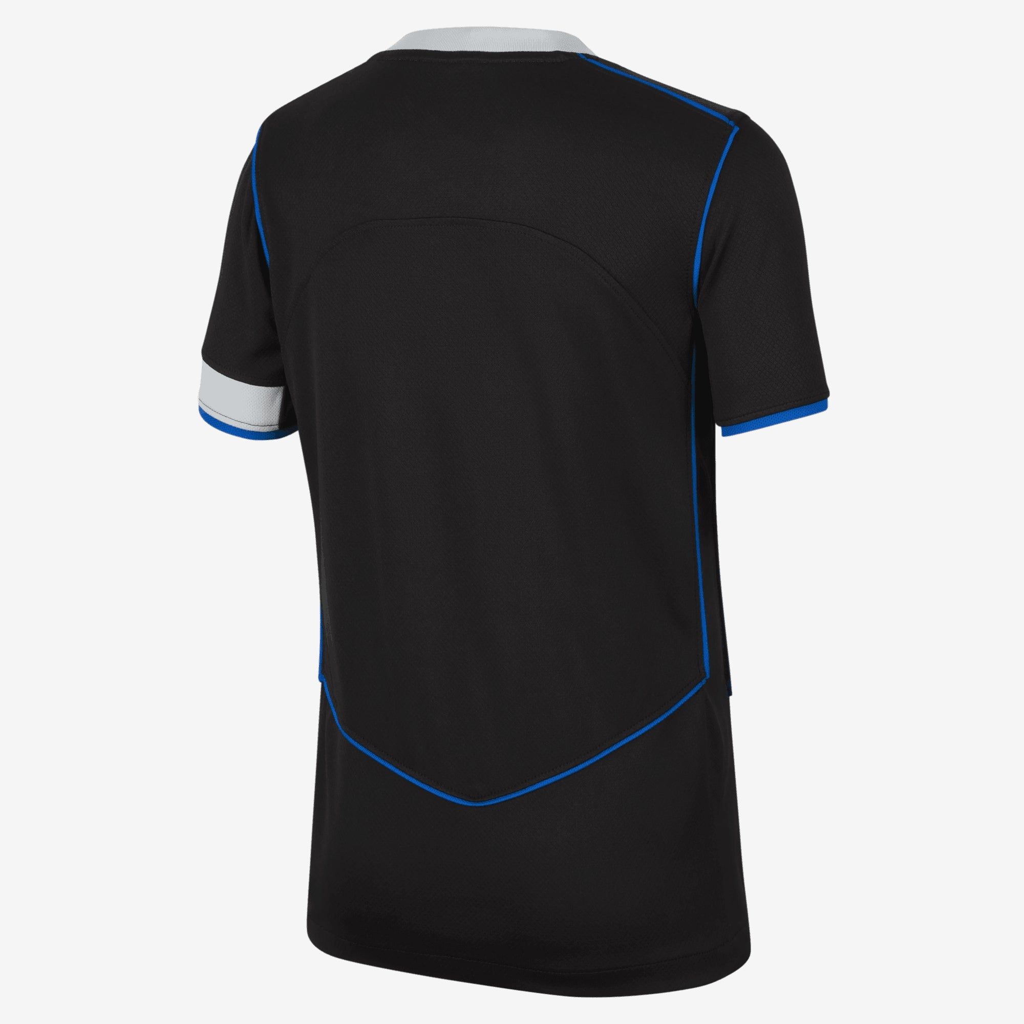 Nike Chelsea 2025/26 Stadium Third Big Kids' Dri-FIT Total 90 Soccer Replica Jersey - Black/Field Silver/Field Silver