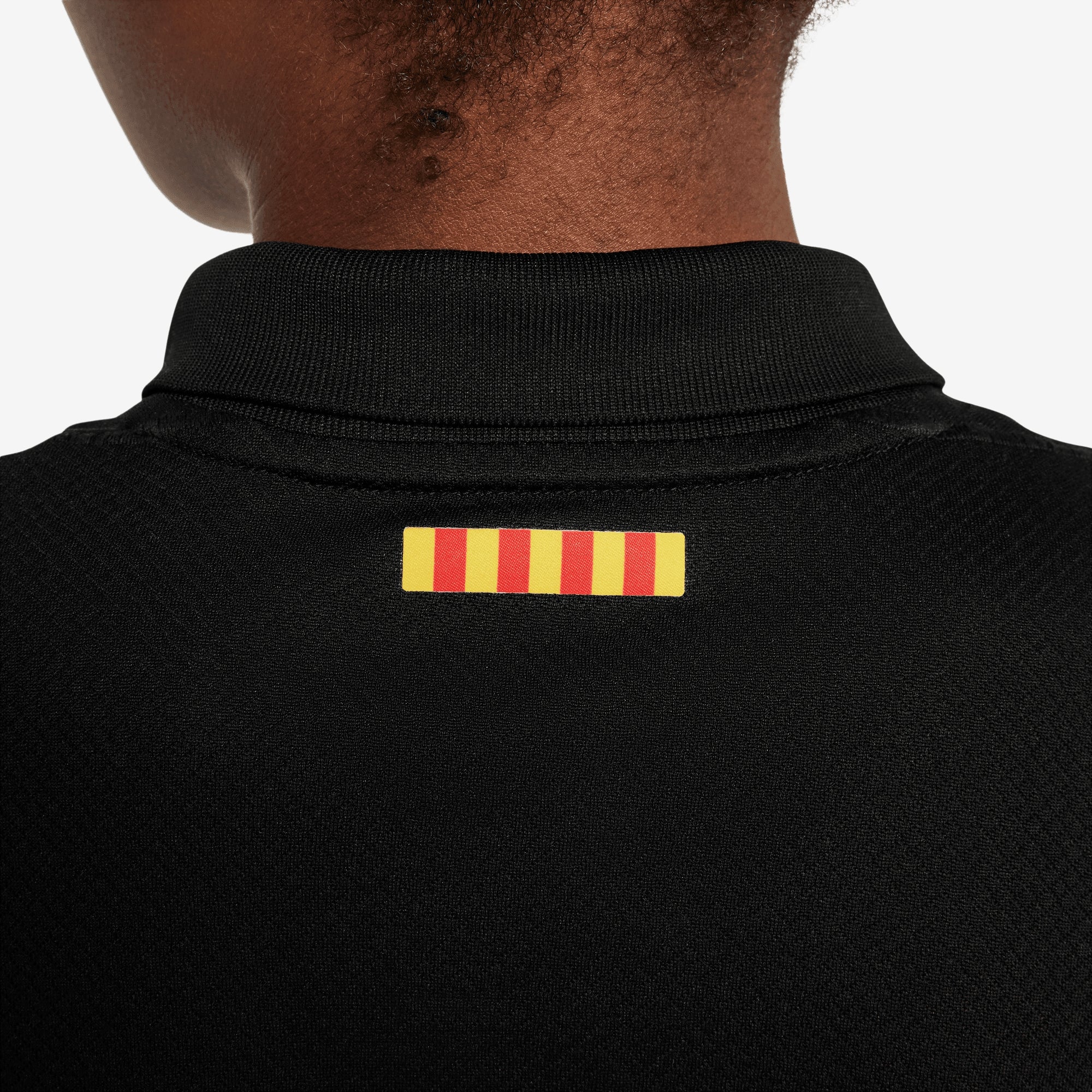 Nike FC Barcelona 2024/25 Stadium Away Big Kids' Dri-FIT Soccer Replica Jersey - Black/Hyper Royal/University Red/Black