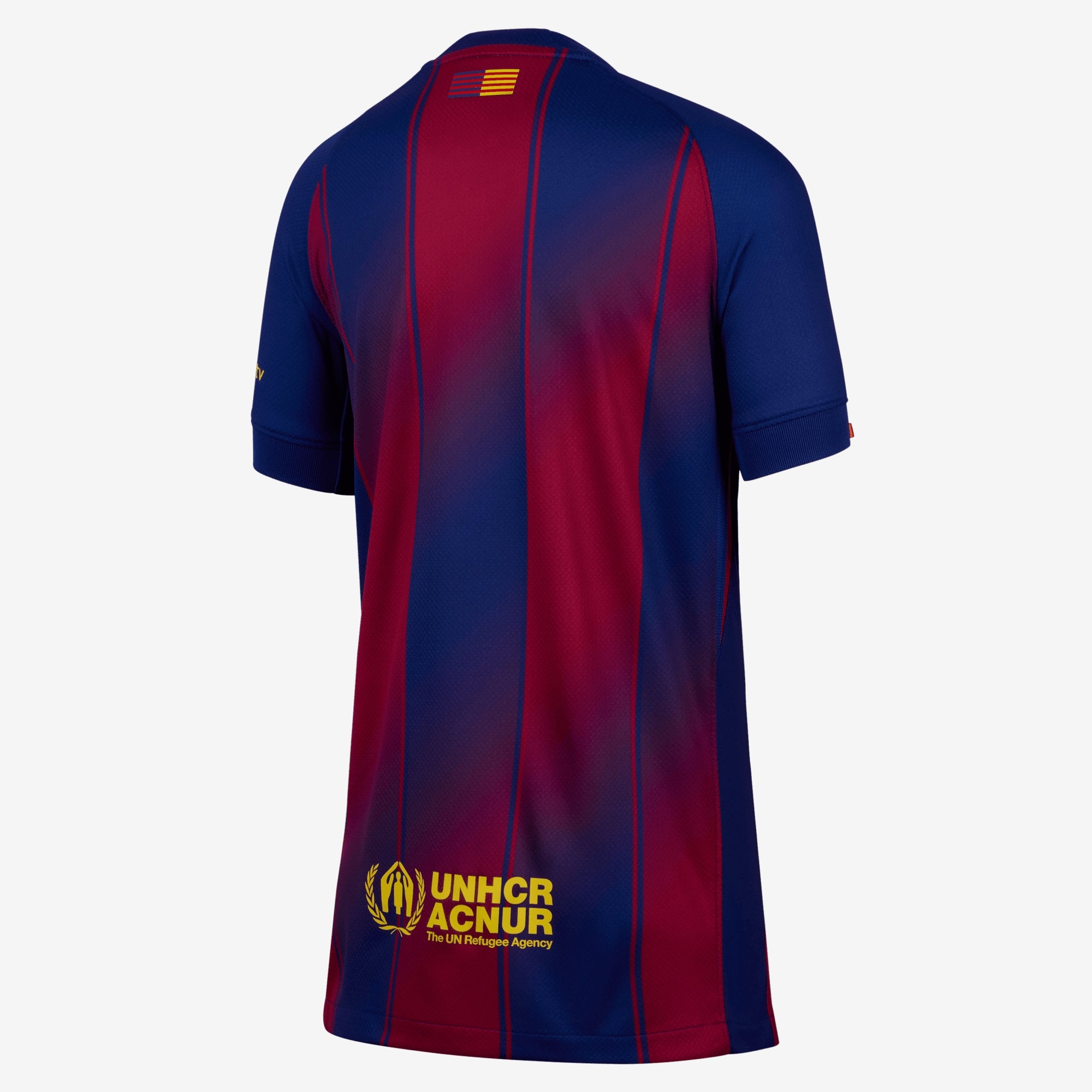 Nike FC Barcelona 2025/26 Stadium Home Big Kids' Dri-FIT Soccer Replica Jersey - Deep Royal Blue/Midwest Gold