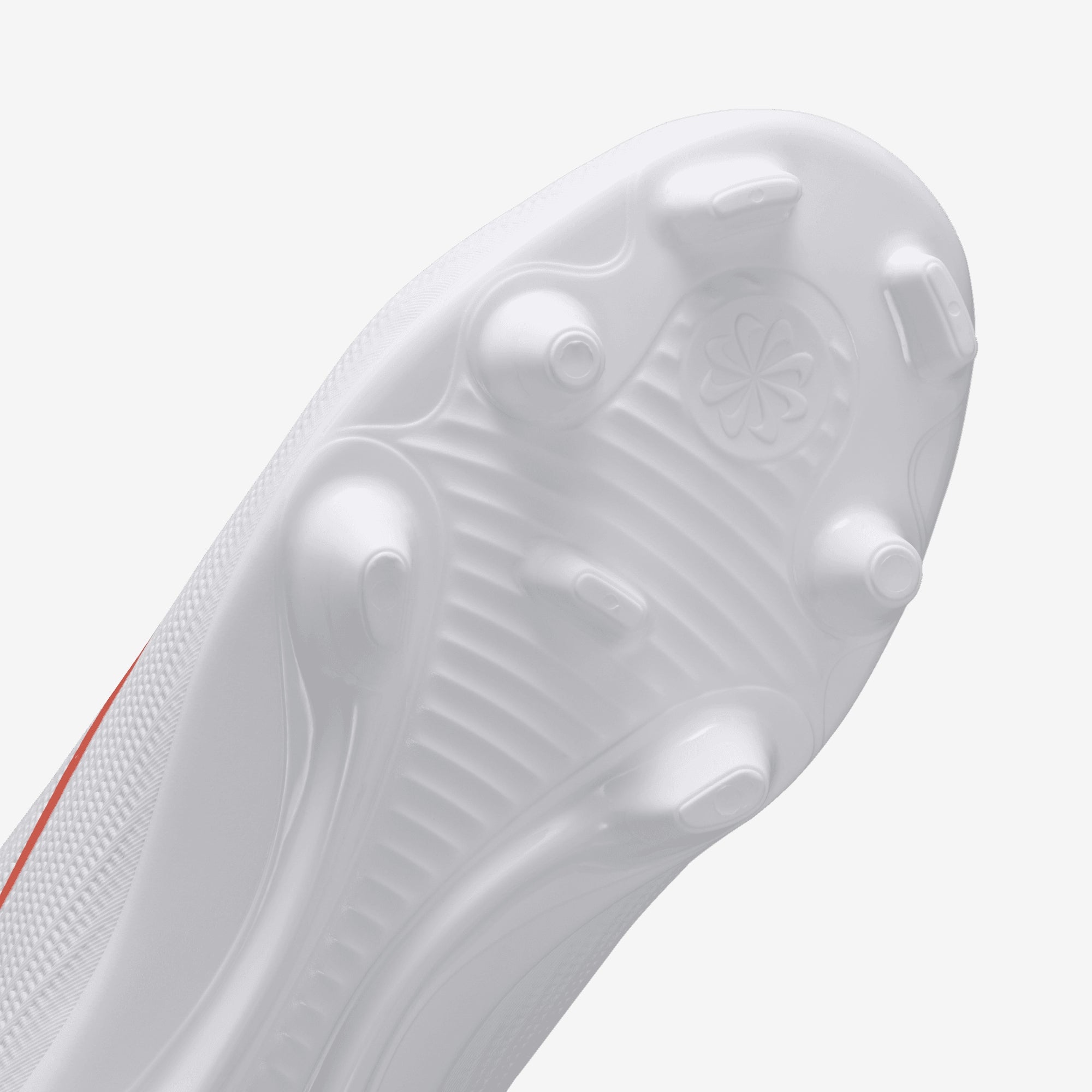 Nike Jr. Mercurial Superfly 11 Club Big Kids' Multi-Ground High-Top Soccer Cleats - White/Blur-Bright Crimson