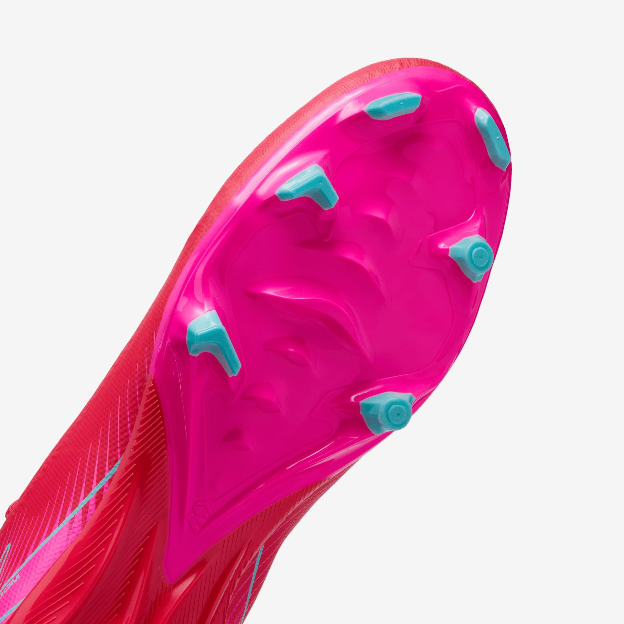 Nike Mercurial Superfly 10 Academy MG High-Top Soccer Cleats - Ember Glow/Aurora Green