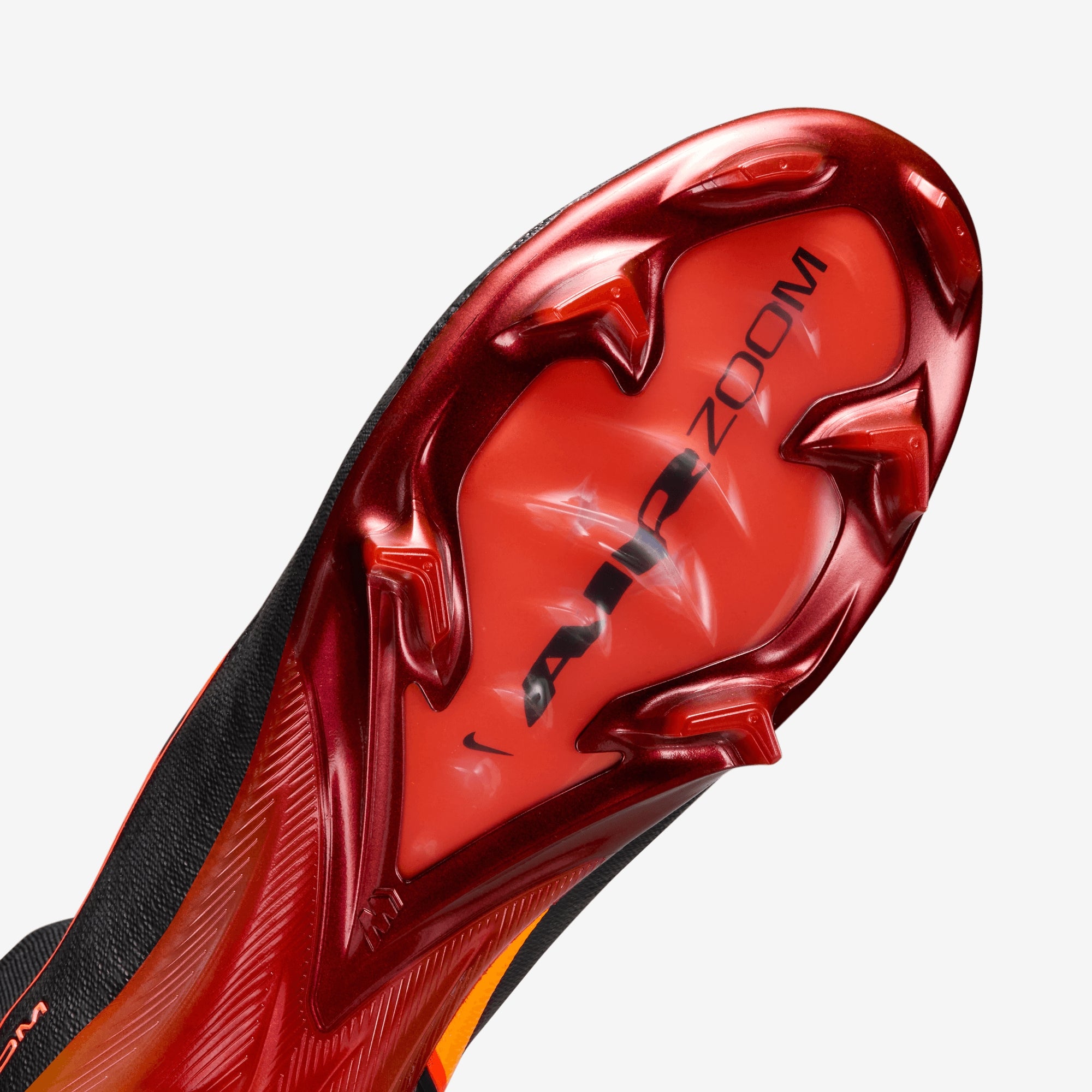 Nike Mercurial Superfly 10 Elite LV8 Firm-Ground High-Top Soccer Cleats - Black/Hyper Crimson
