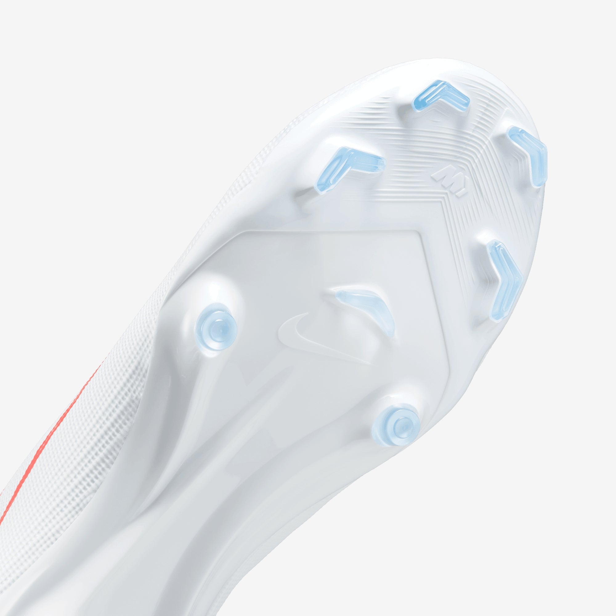 Nike Mercurial Superfly 11 Academy Multi-Ground High-Top Soccer Cleats - White/Blur-Bright Crimson
