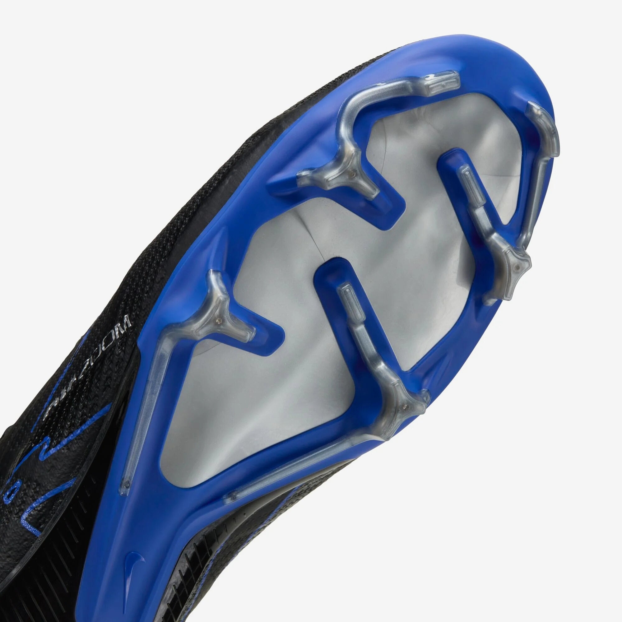 Nike Mercurial Vapor 15 Pro Firm-Ground Low-Top Soccer Cleats - Black/Chrome/Hyper Royal